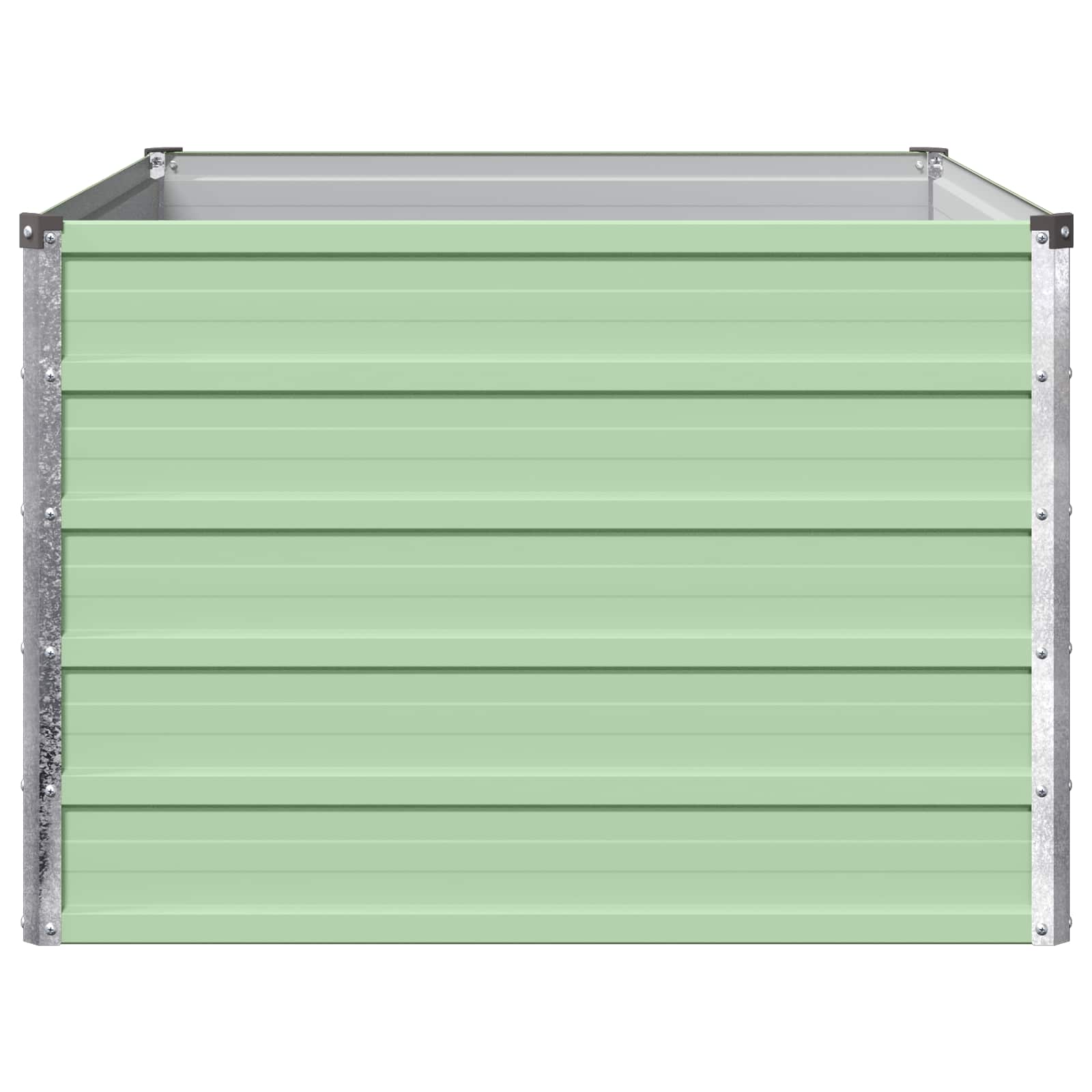 Verhoogd Tuinbed Pastelgroen 100 x 80 x 55 cm koudgewalst staal image 4