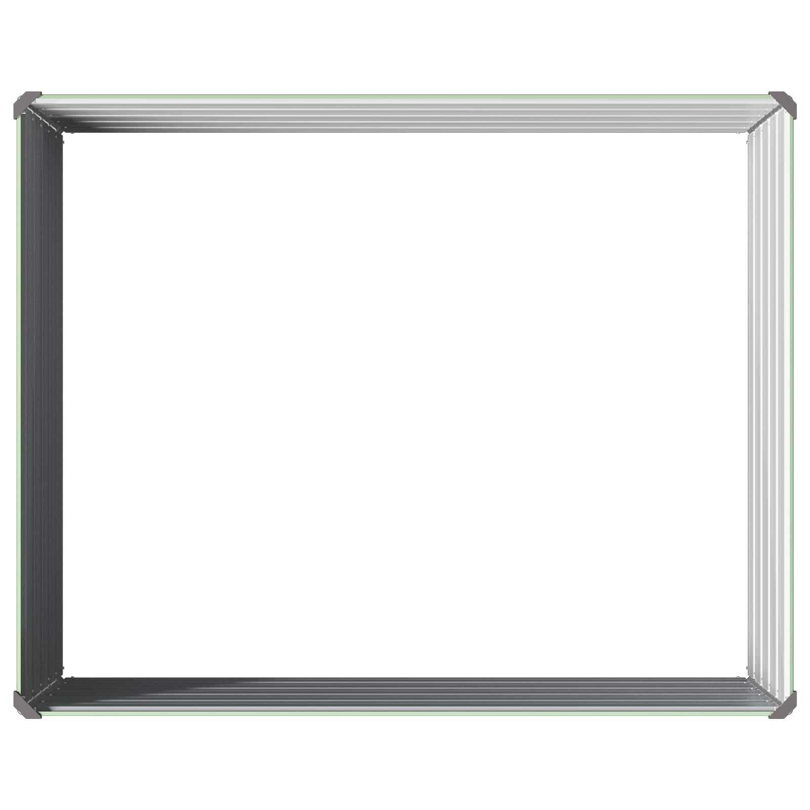 Verhoogd Tuinbed Pastelgroen 100 x 80 x 55 cm koudgewalst staal image 5