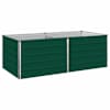 vidaXL T&otilde;stetud Aiapeenar Roheline 160 x 80 x 55 cm k&uuml;lmvalatud teras