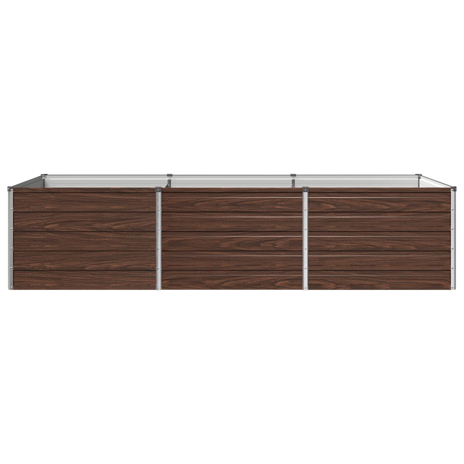 Verhoogd Tuinbed Zwart 240 x 80 x 55 cm koudgewalst staal image 3