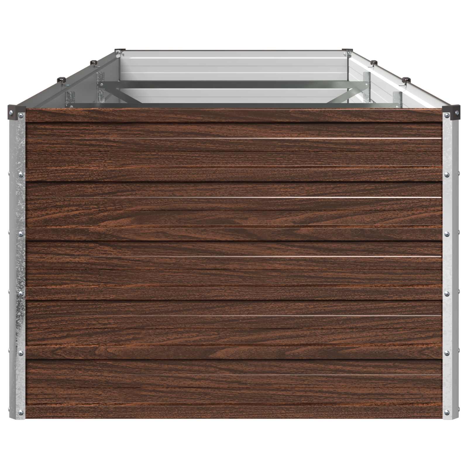 Verhoogd Tuinbed Zwart 240 x 80 x 55 cm koudgewalst staal image 4
