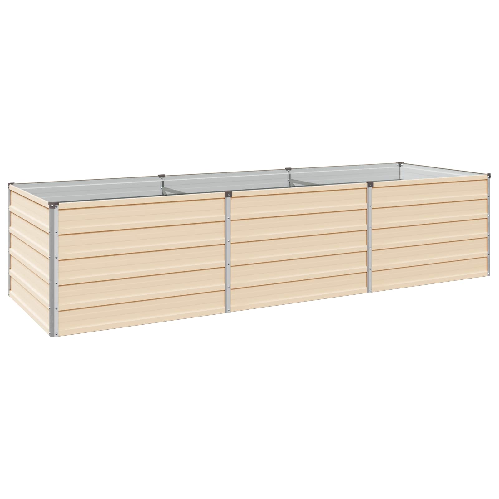 Verhoogd Tuinbed Ivoor 240 x 80 x 55 cm koudgewalst staal image 2