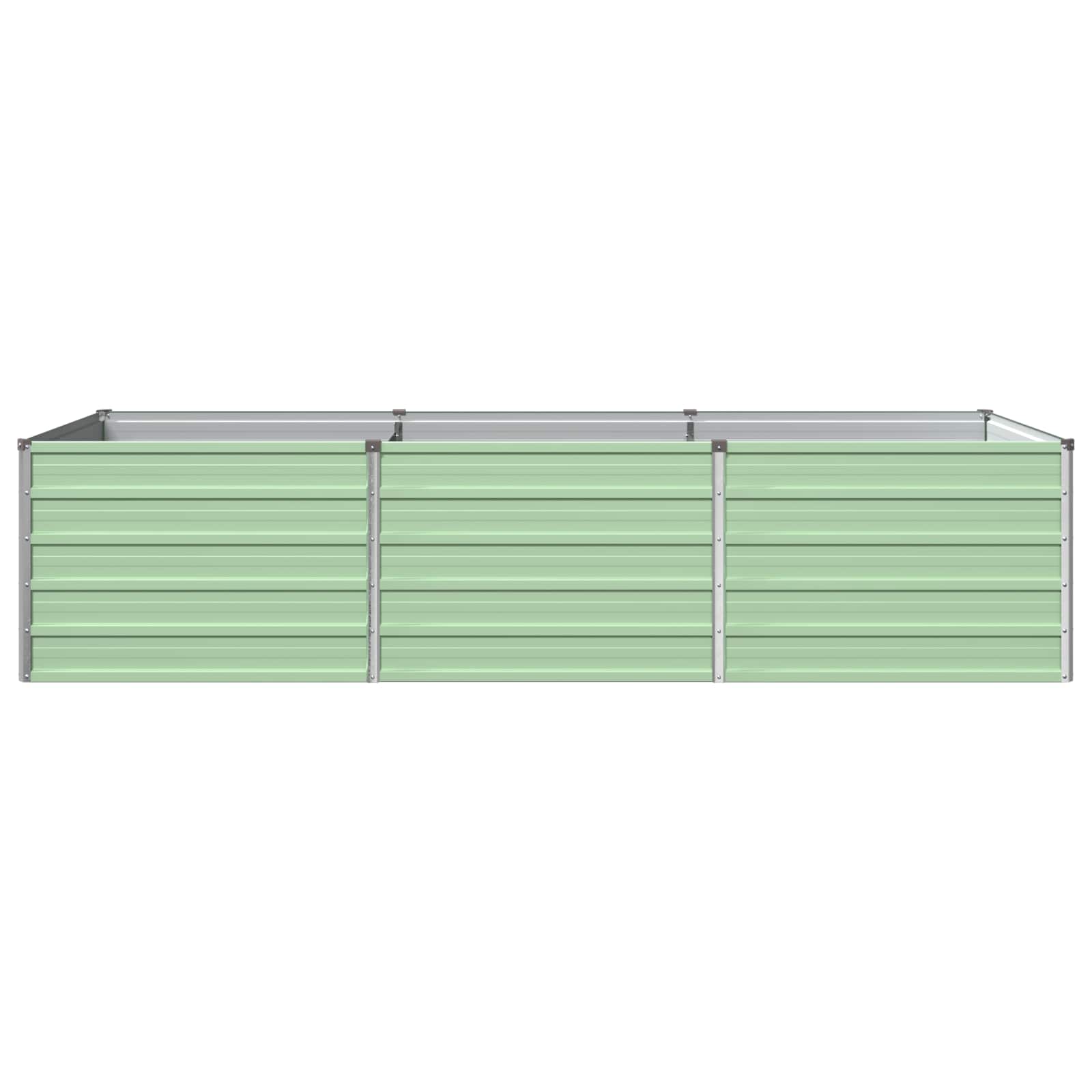 Verhoogd Tuinbed Pastelgroen 240 x 80 x 55 cm koudgewalst staal image 3