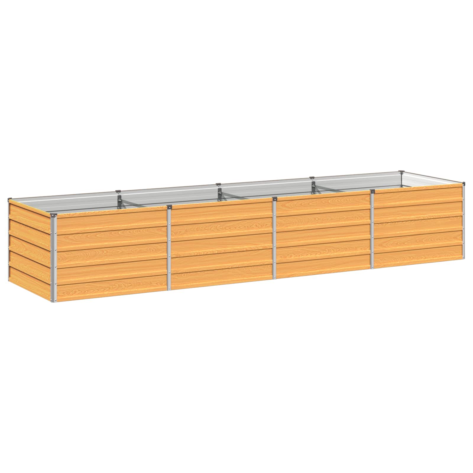 Verhoogd Tuinbed Naturel 320 x 80 x 55 cm koudgewalst staal image 1