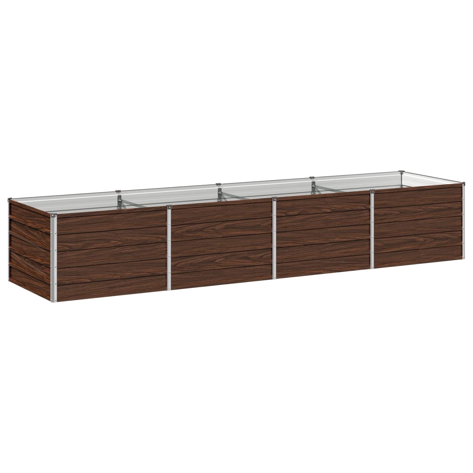 Verhoogd Tuinbed Zwart 320 x 80 x 55 cm koudgewalst staal image 1