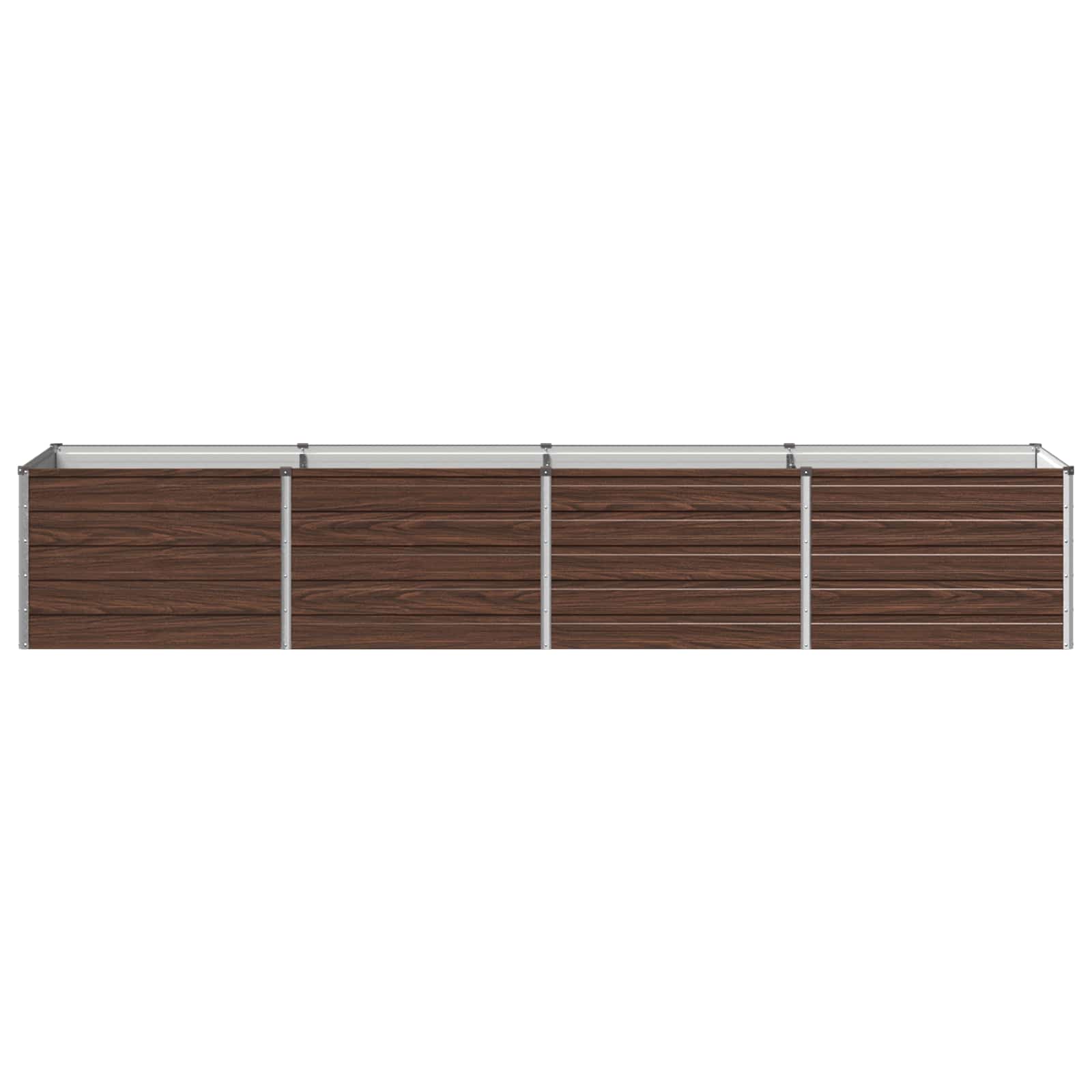 Verhoogd Tuinbed Zwart 320 x 80 x 55 cm koudgewalst staal image 2