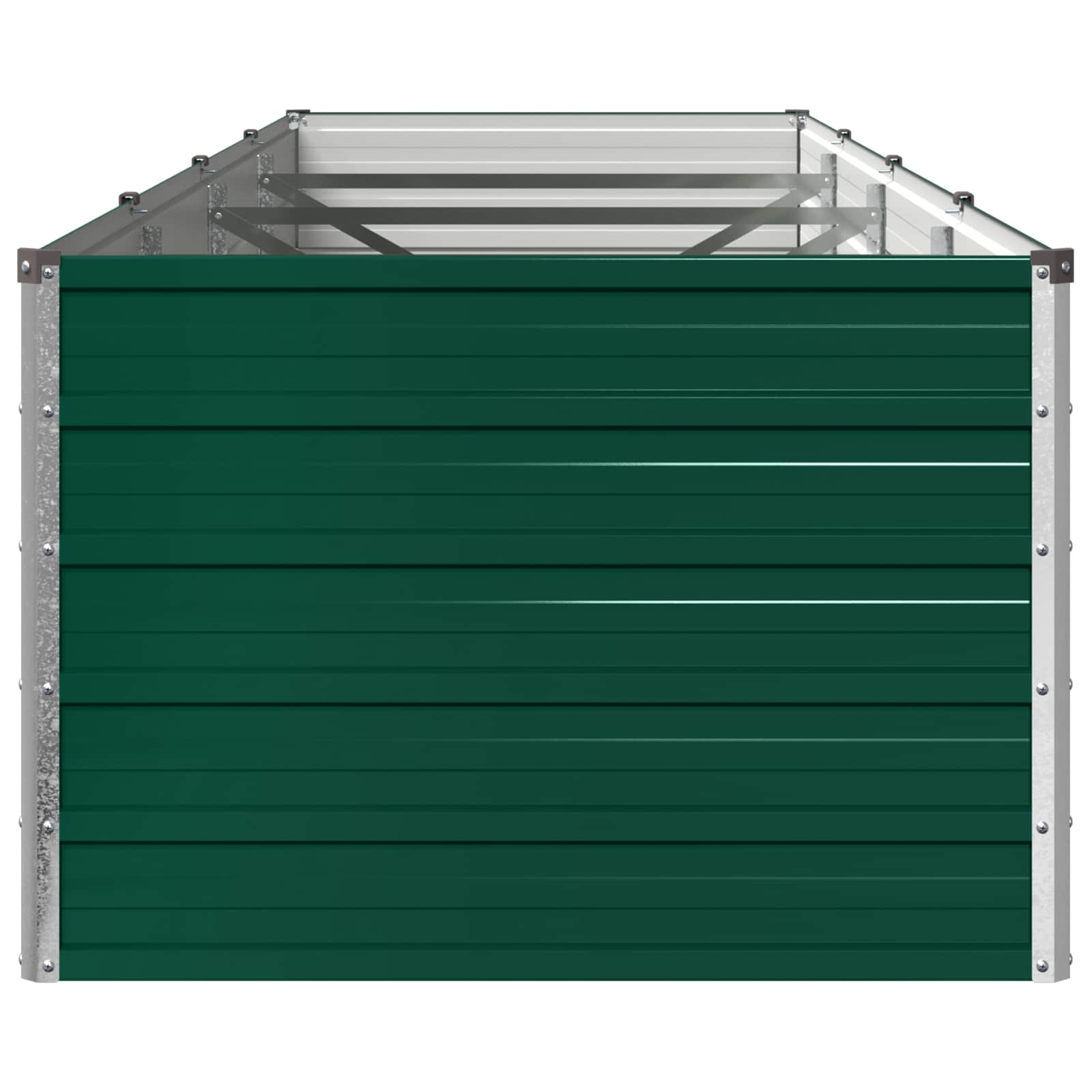Verhoogd Tuinbed Groen 320 x 80 x 55 cm koudgewalst stalen image 4