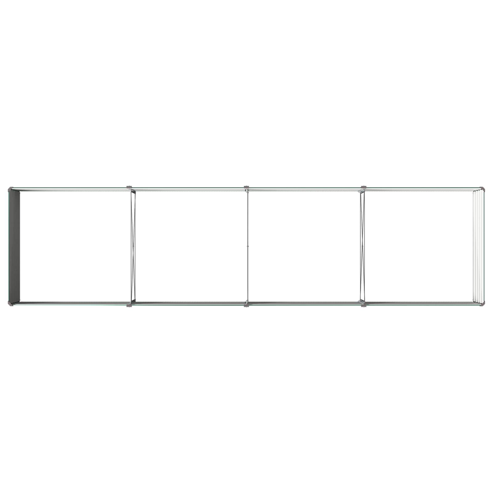 Verhoogd Tuinbed Groen 320 x 80 x 55 cm koudgewalst stalen image 5