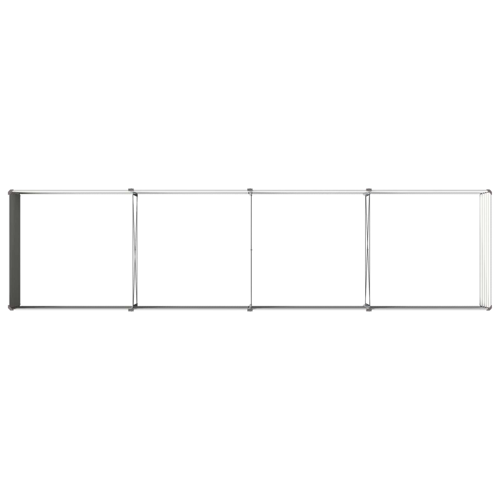 Verhoogd Tuinbed Grijs 320 x 80 x 55 cm koudgewalst staal image 5