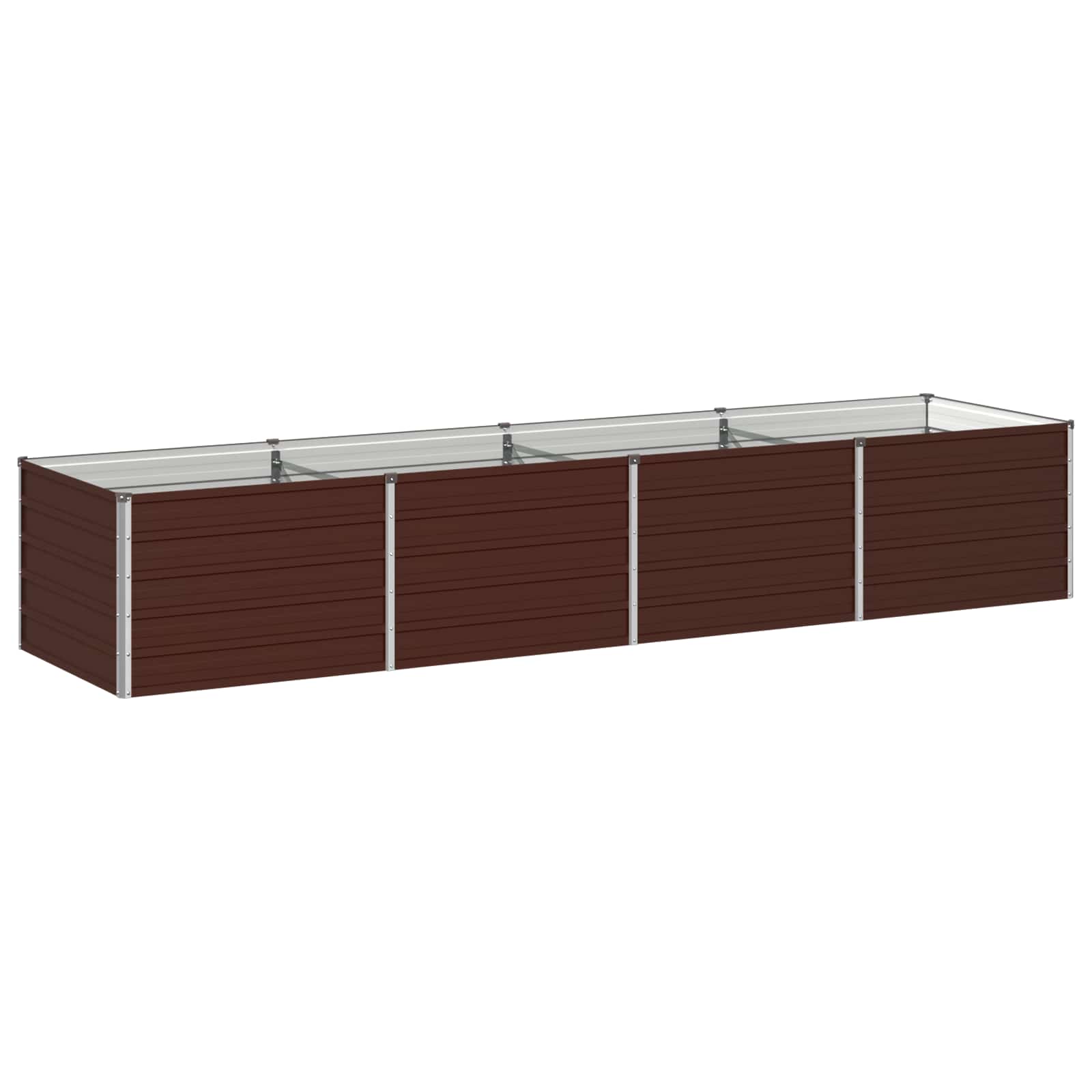 Verhoogd Tuinbed Bruin 320 x 80 x 55 cm koudgewalst staal image 2