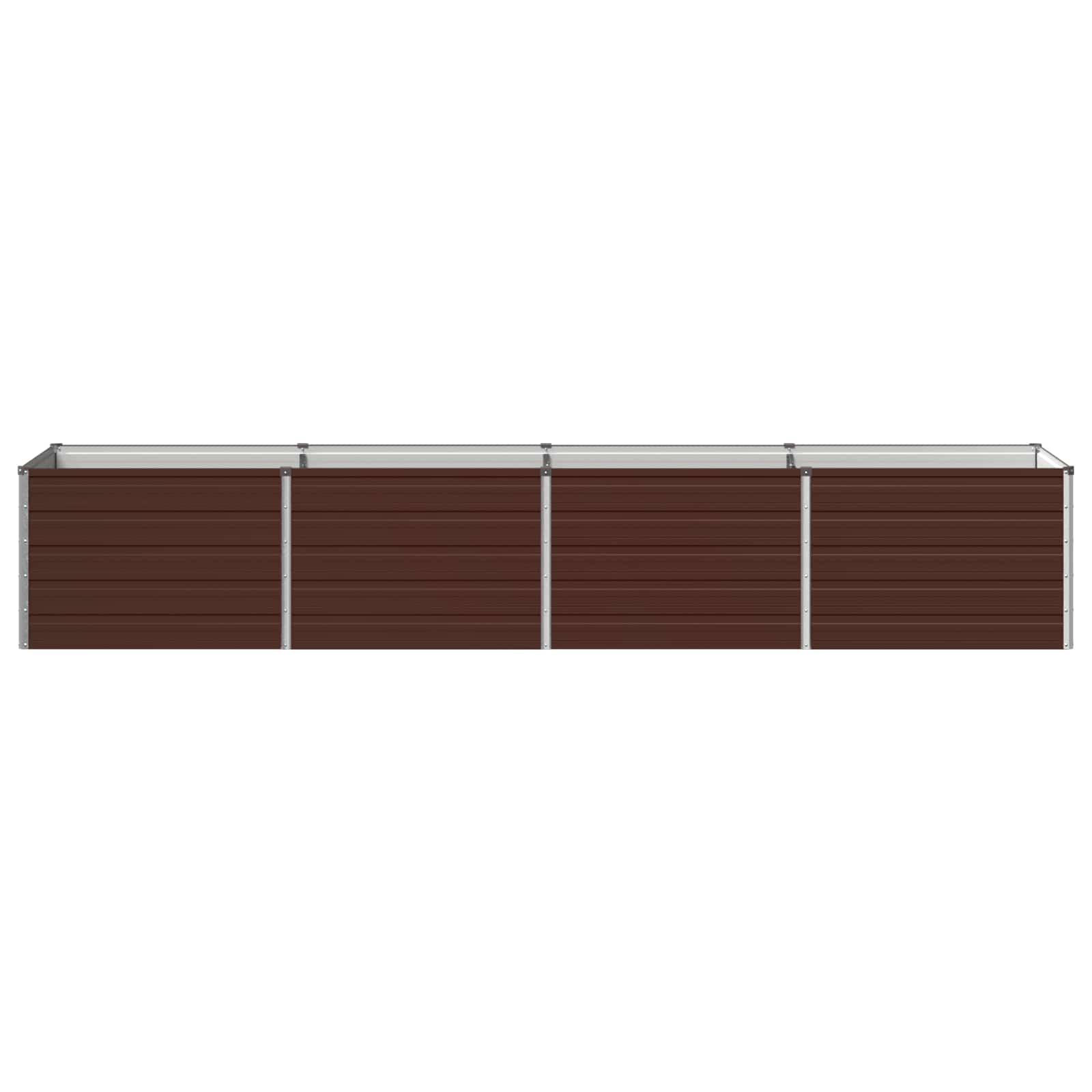 Verhoogd Tuinbed Bruin 320 x 80 x 55 cm koudgewalst staal image 3