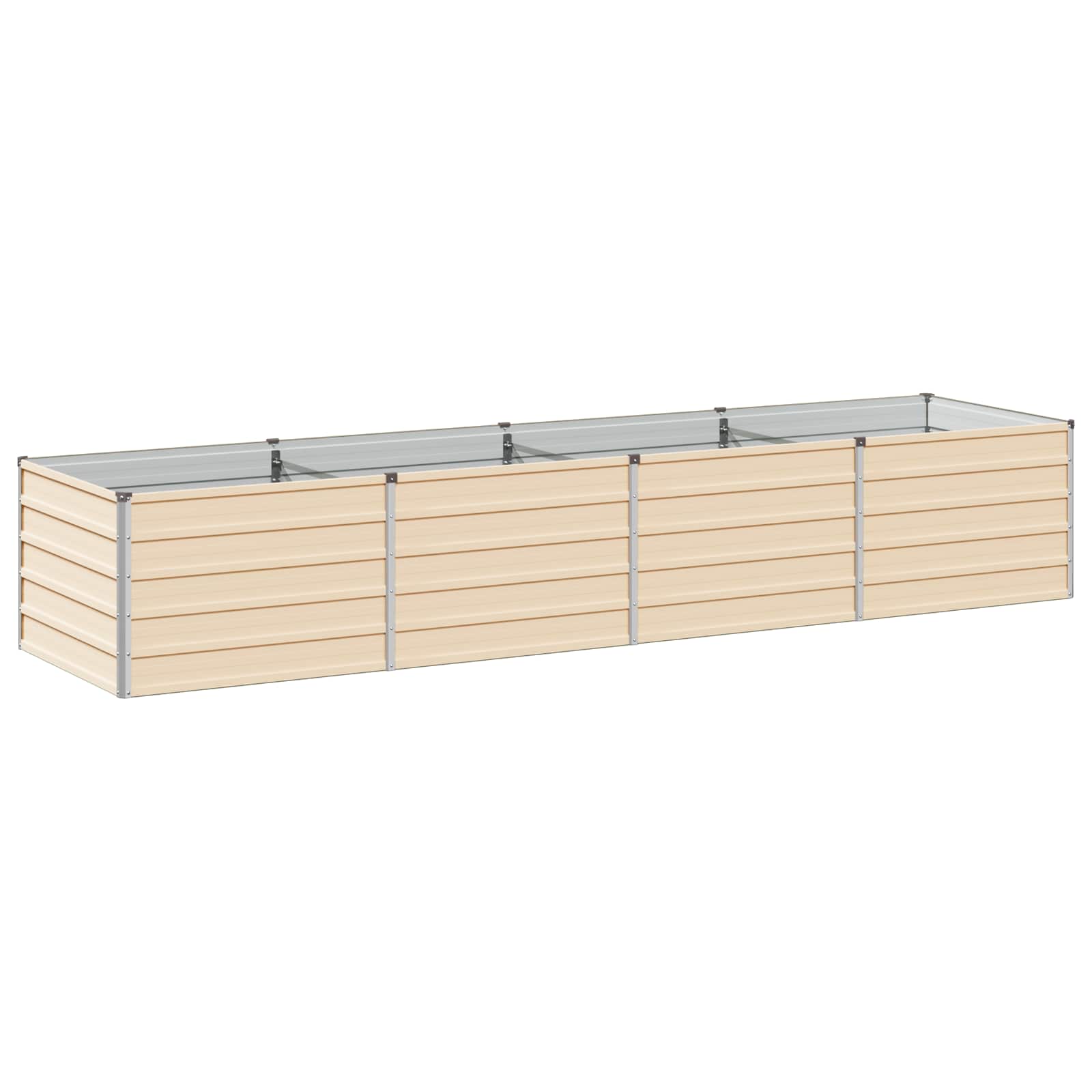 Verhoogd Tuinbed Ivoor 320 x 80 x 55 cm koudgewalst staal image 1