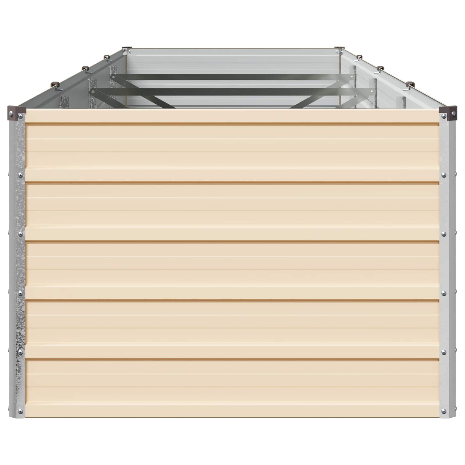 Verhoogd Tuinbed Ivoor 320 x 80 x 55 cm koudgewalst staal image 3