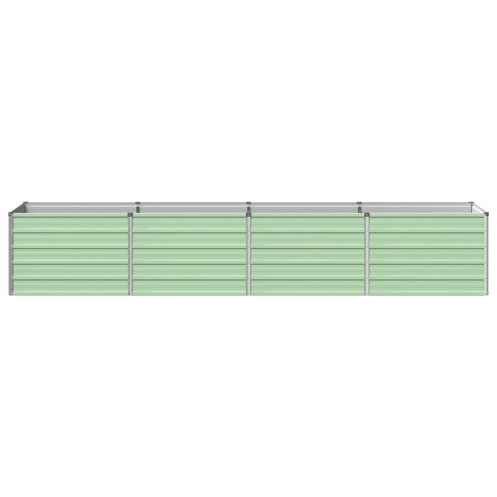 Verhoogd Tuinbed Pastelgroen 320 x 80 x 55 cm koudgewalst staal image 2