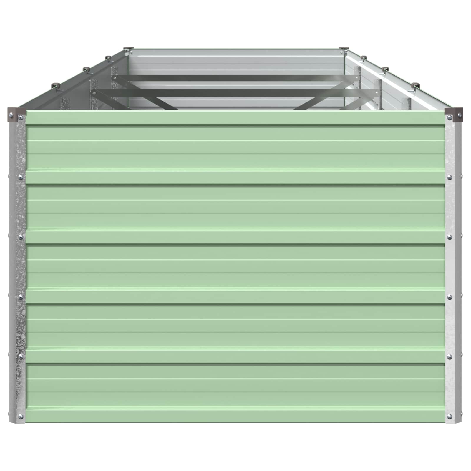 Verhoogd Tuinbed Pastelgroen 320 x 80 x 55 cm koudgewalst staal image 3