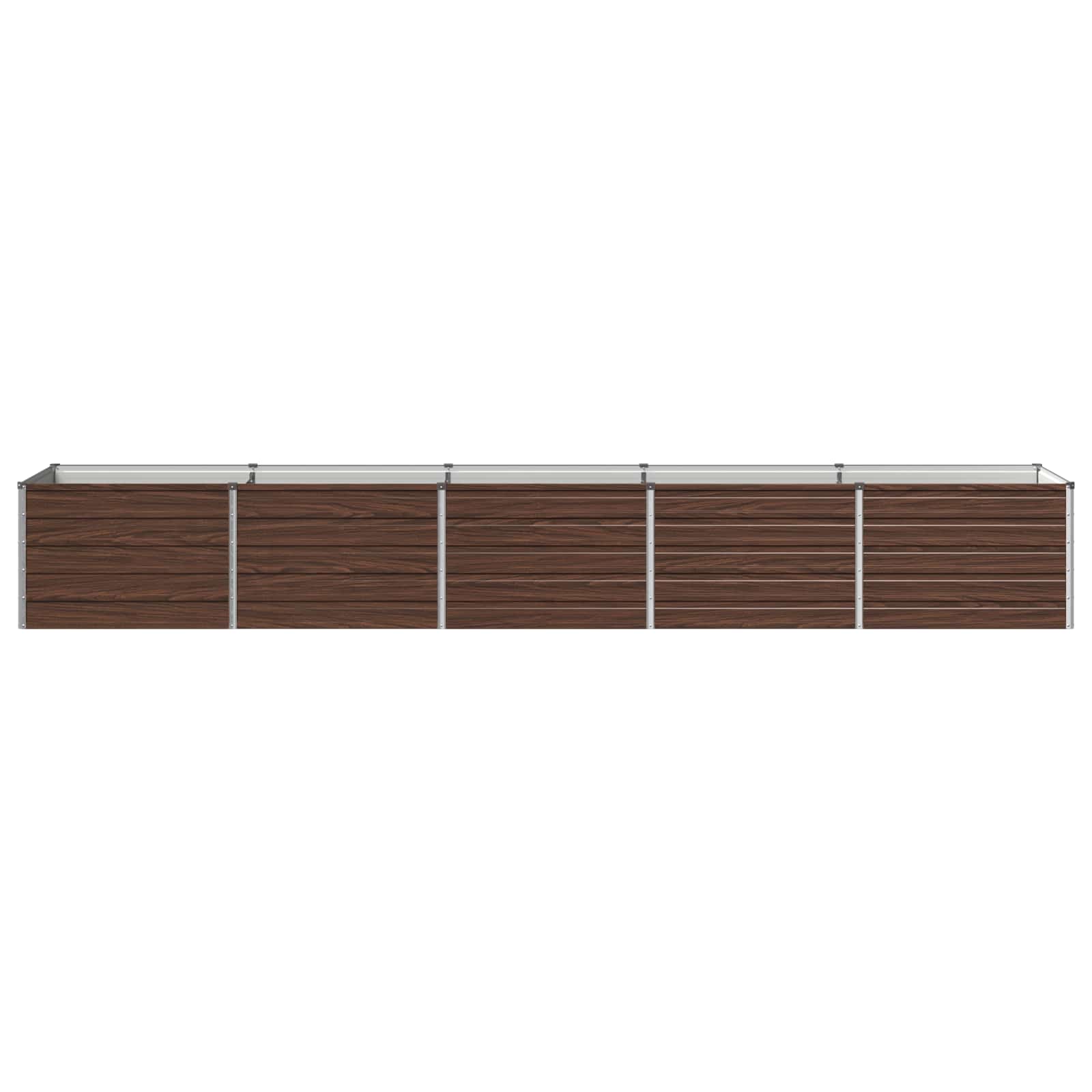 Verhoogd Tuinbed Zwart 400 x 80 x 55 cm koudgewalst staal image 2