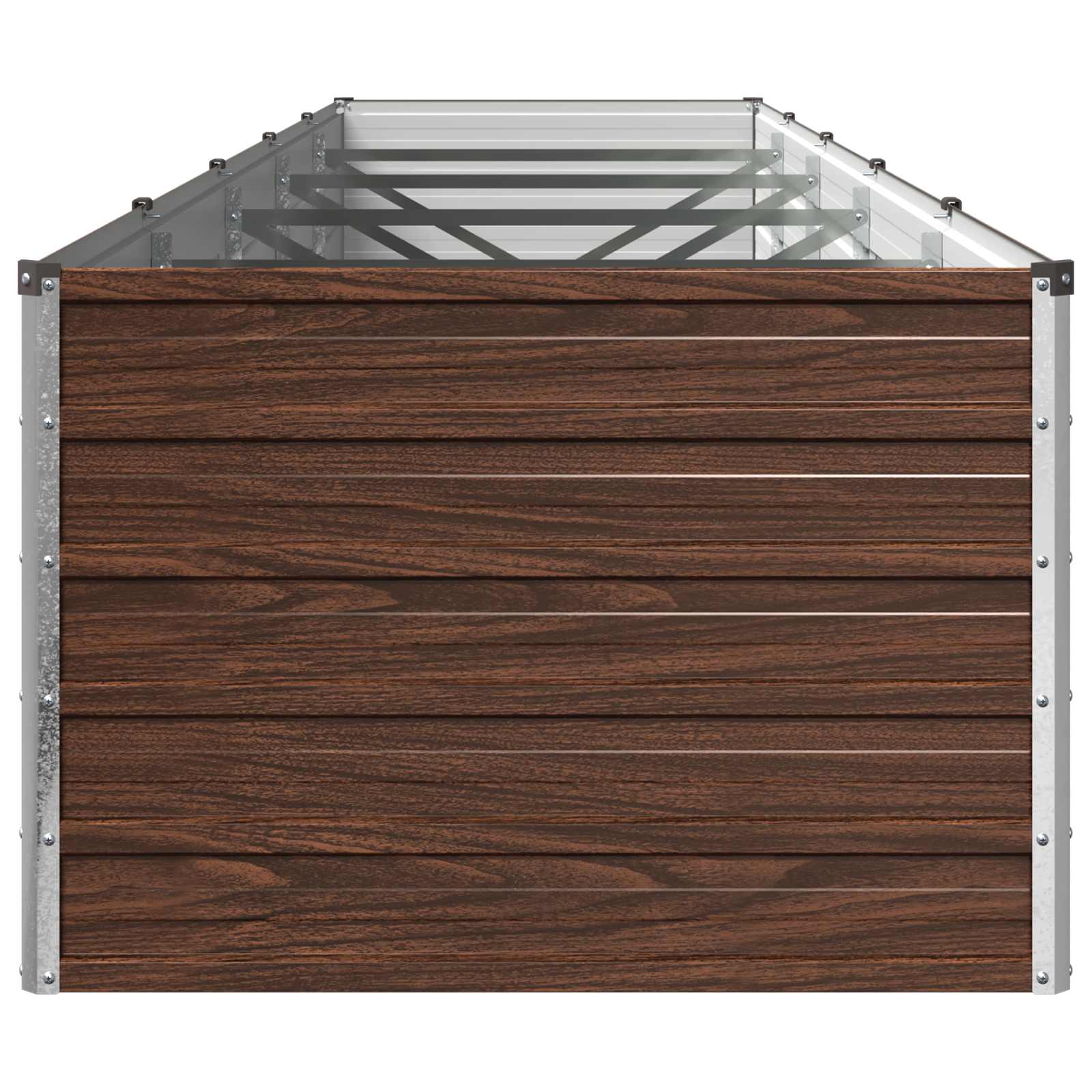 Verhoogd Tuinbed Zwart 400 x 80 x 55 cm koudgewalst staal image 3