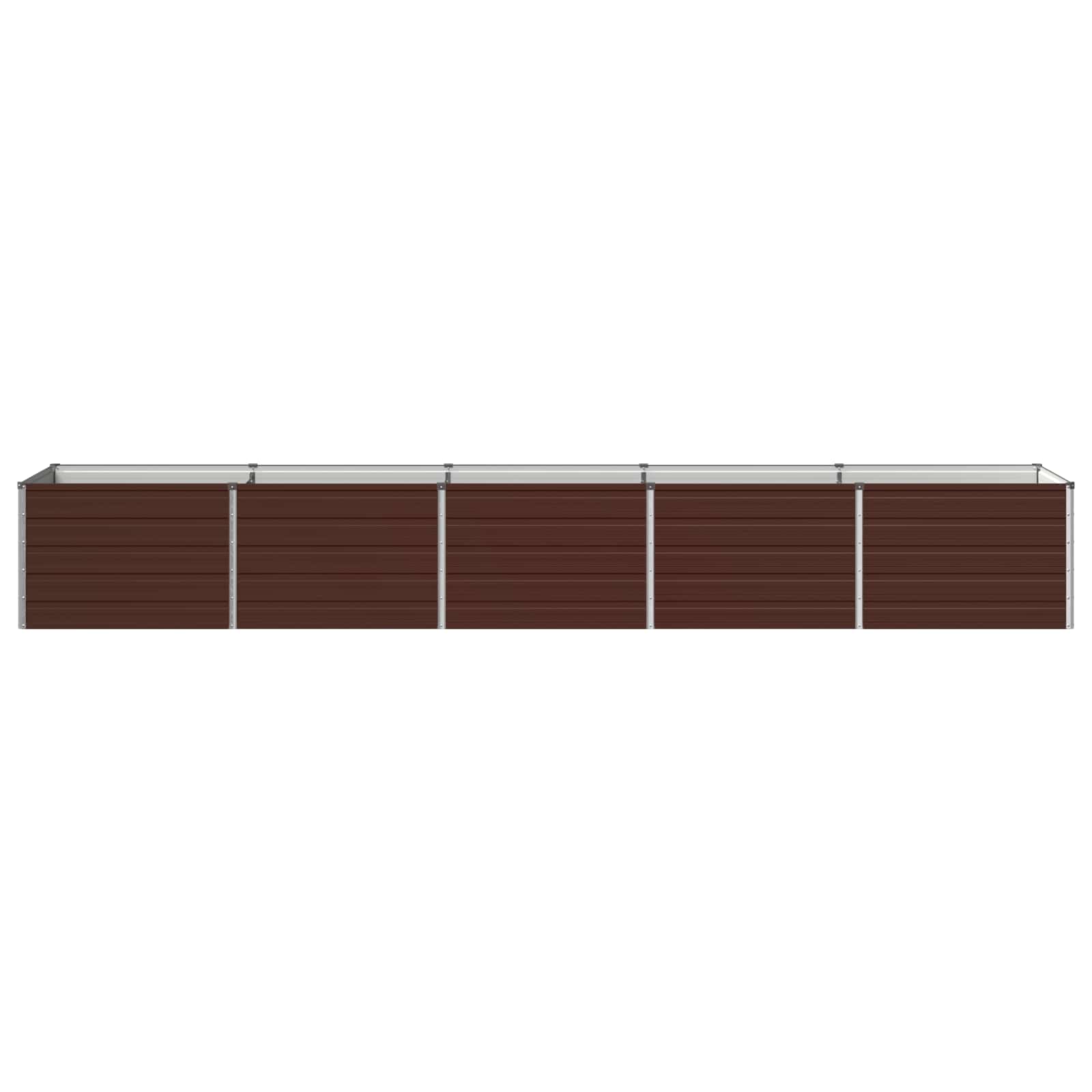 Verhoogd Tuinbed Bruin 400 x 80 x 55 cm koudgewalst staal image 2