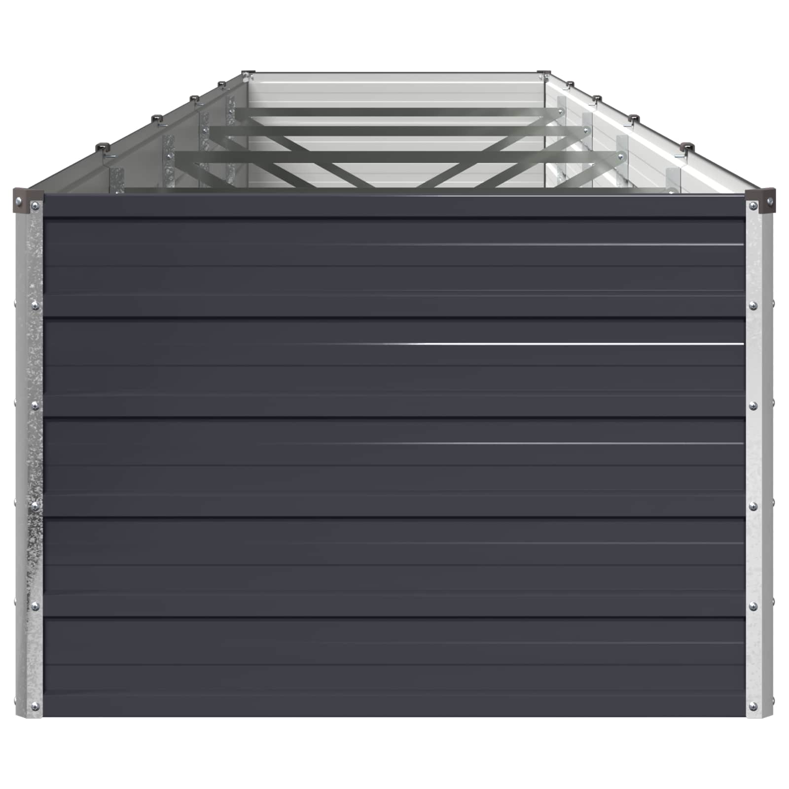 Verhoogd Tuinbed Antracietkleurig 400 x 80 x 55 cm image 3
