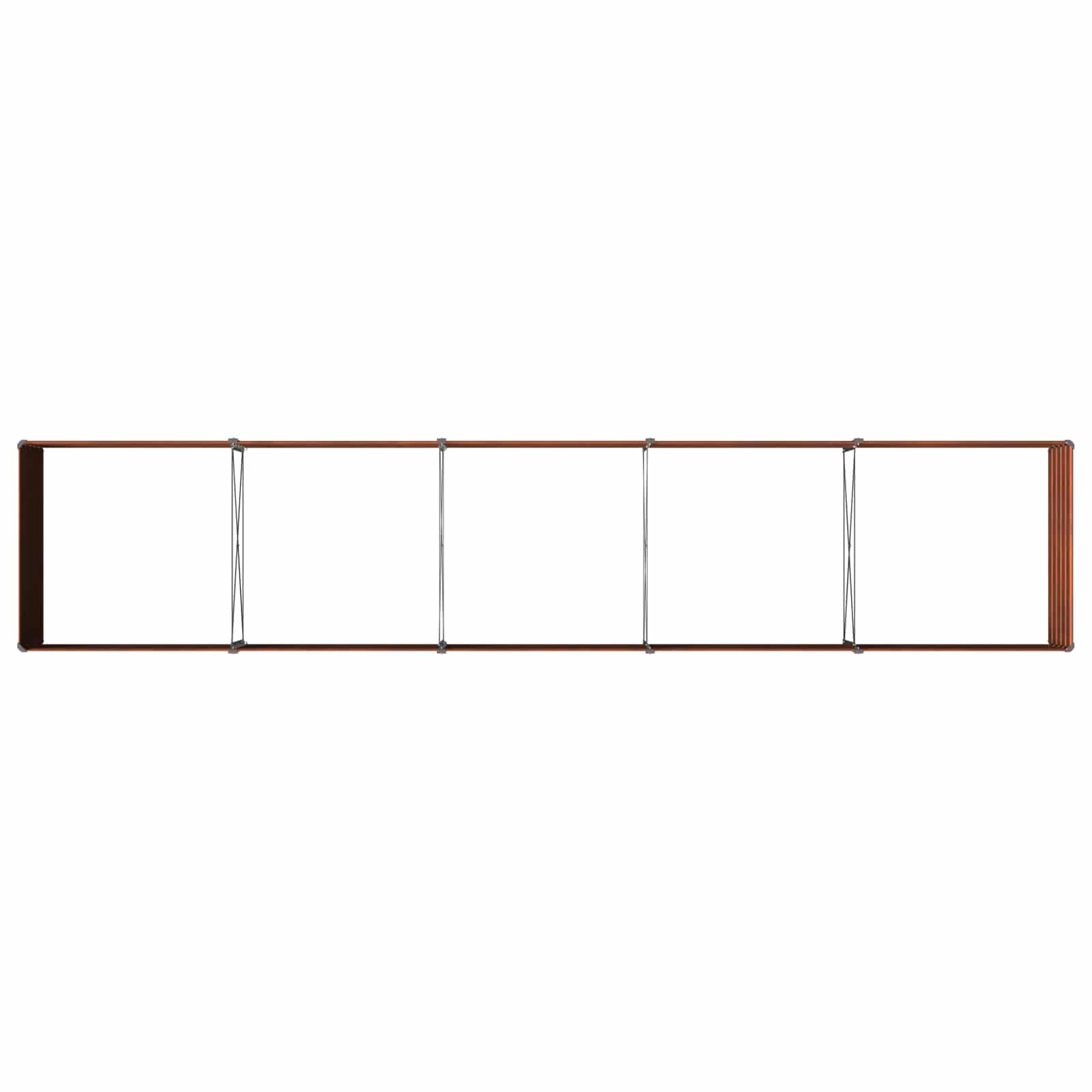 Verhoogd Tuinbed Roestig 400 x 80 x 55 cm corton image 5