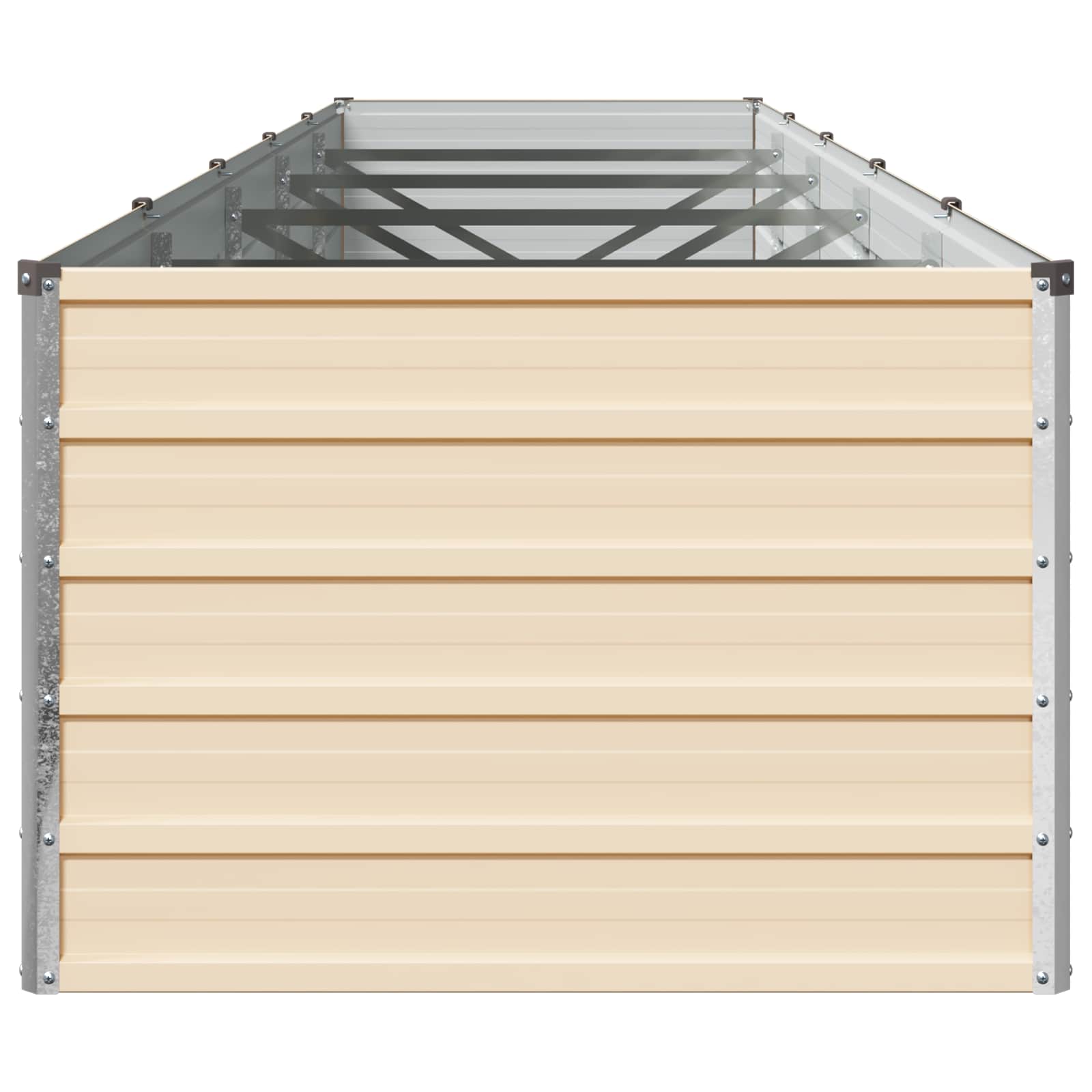 Verhoogd Tuinbed Ivoor 400 x 80 x 55 cm koudgewalst staal image 3