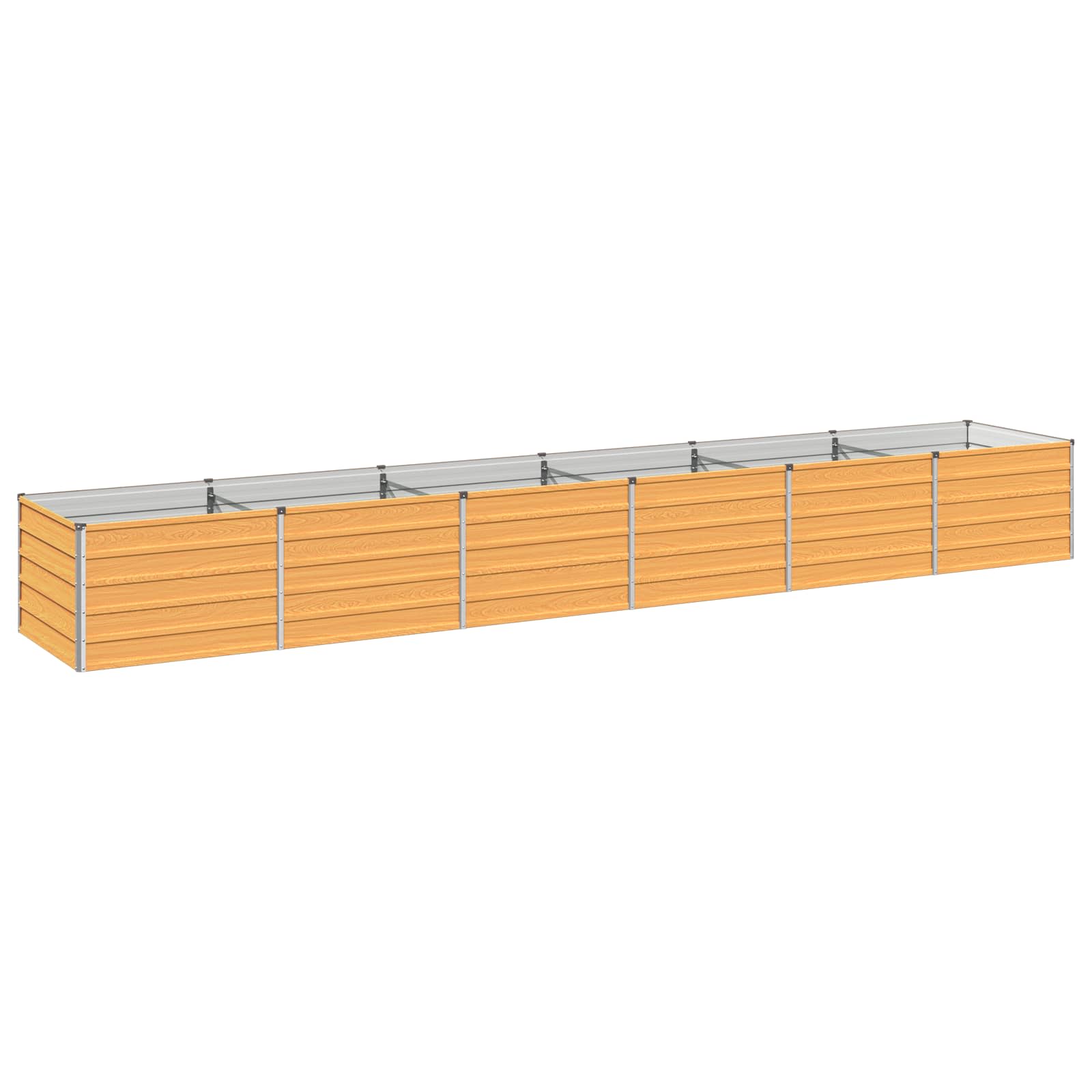 Verhoogd Tuinbed Naturel 480 x 80 x 55 cm koudgewalst staal image 1