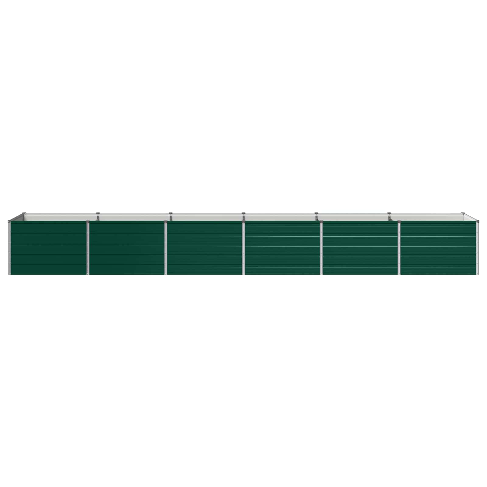 Verhoogd Tuinbed Groen 480 x 80 x 55 cm koudgewalst stalen image 2