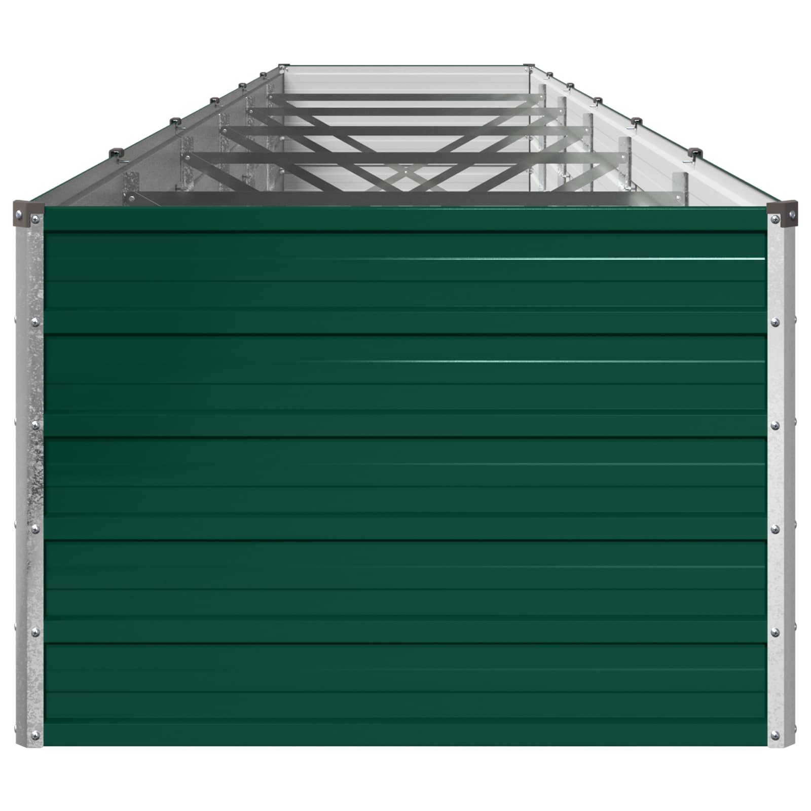 Verhoogd Tuinbed Groen 480 x 80 x 55 cm koudgewalst stalen image 3