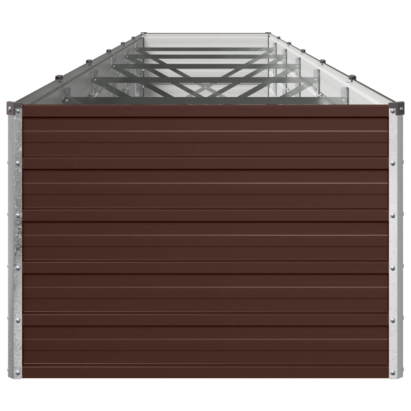 Verhoogd Tuinbed Bruin 480 x 80 x 55 cm koudgewalst staal image 3