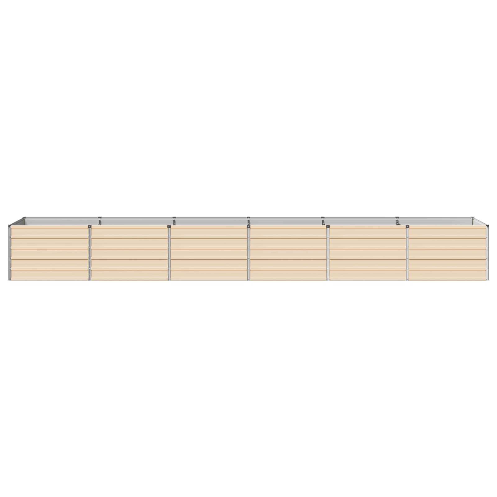 Verhoogd Tuinbed Ivoor 480 x 80 x 55 cm koudgewalst staal image 2
