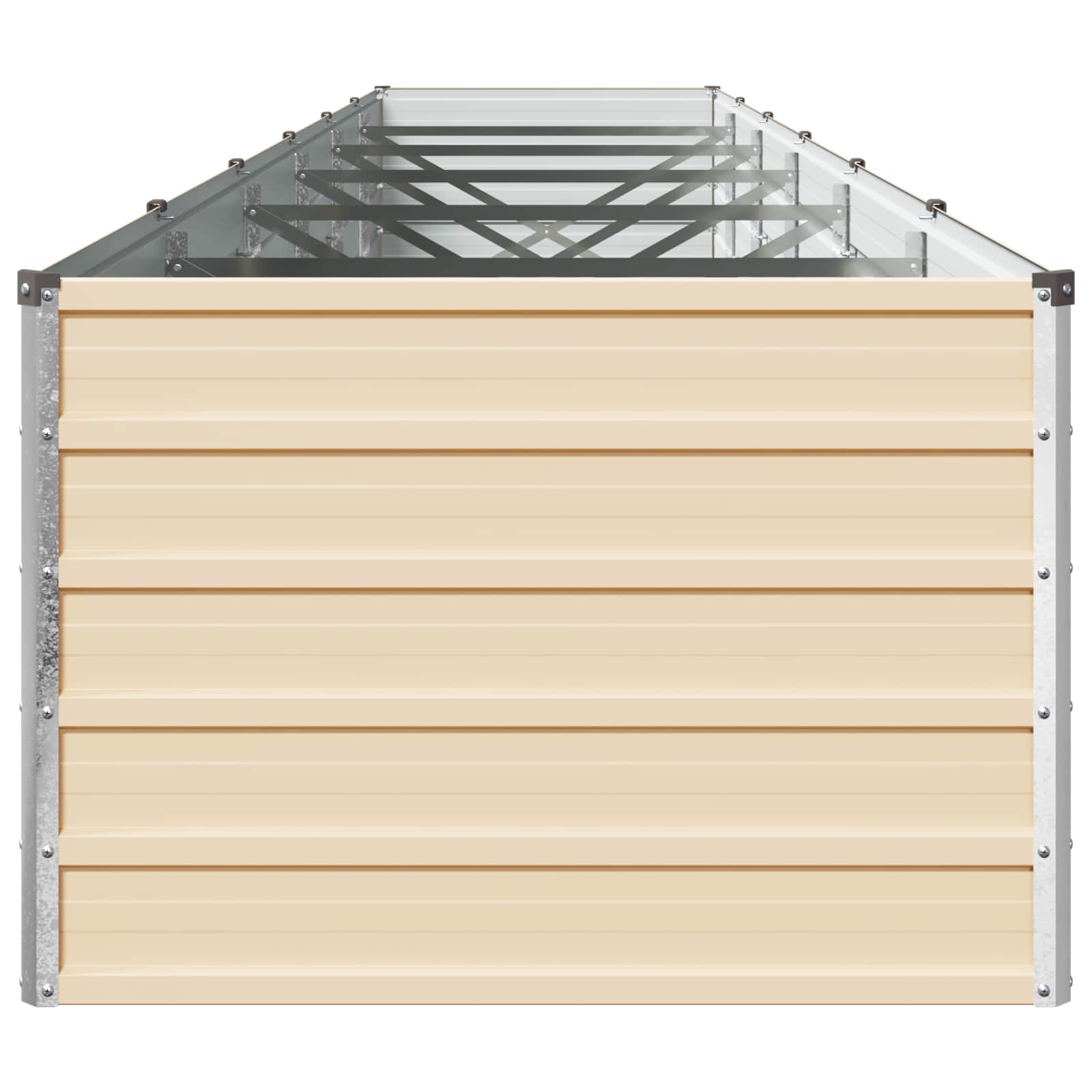 Verhoogd Tuinbed Ivoor 480 x 80 x 55 cm koudgewalst staal image 3
