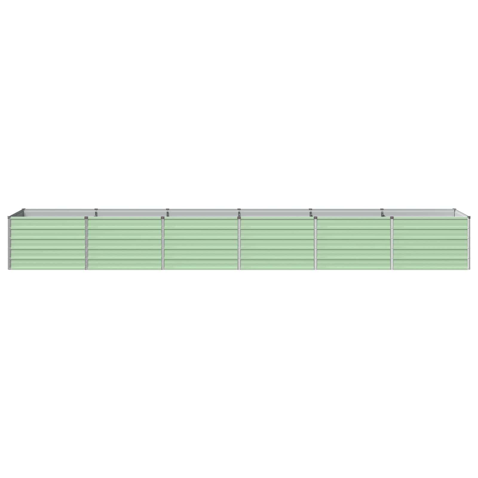 Verhoogd Tuinbed Pastelgroen 480 x 80 x 55 cm koudgewalst staal image 3