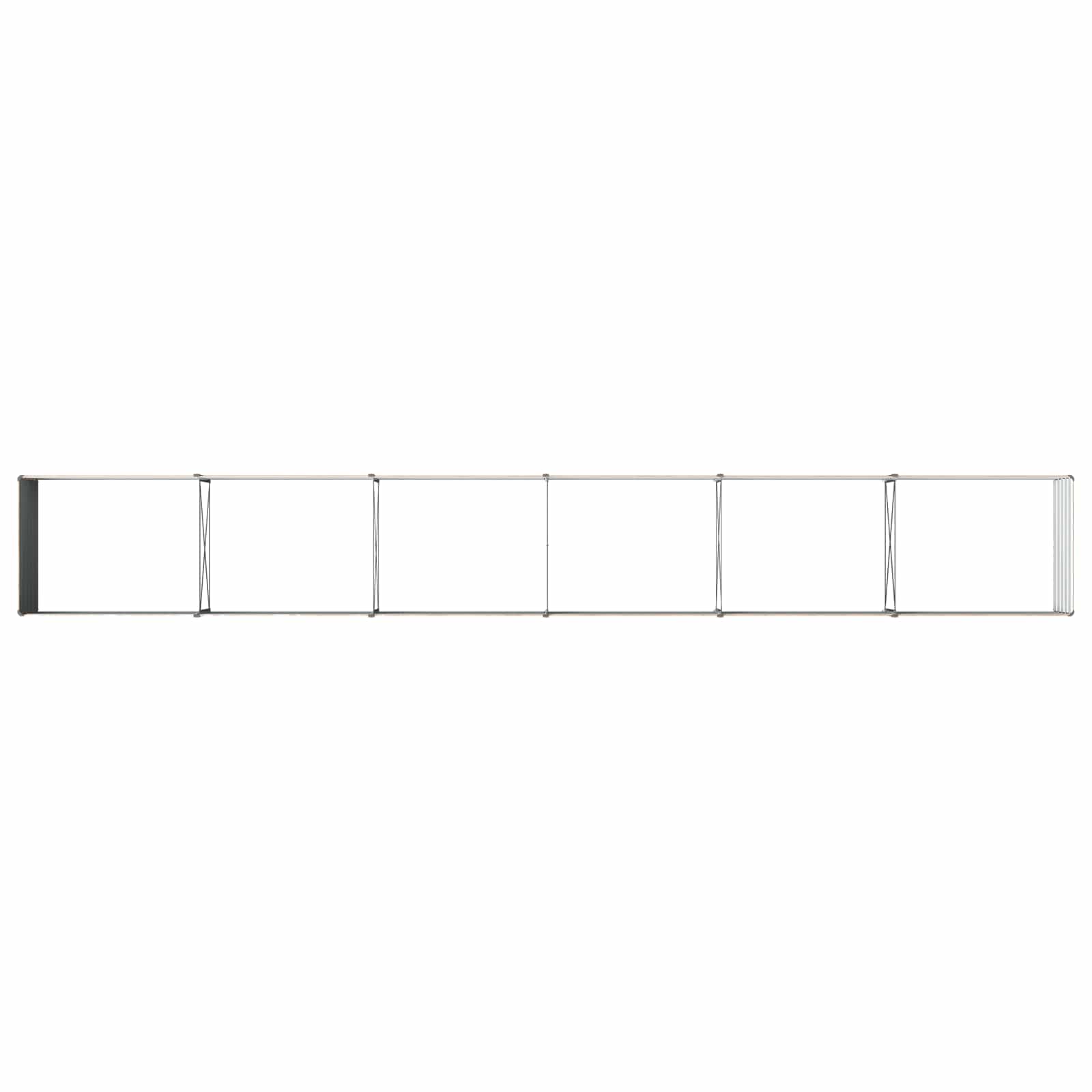 Verhoogd Tuinbed Houtbruin 600 x 80 x 55 cm koudgewalst staal image 4
