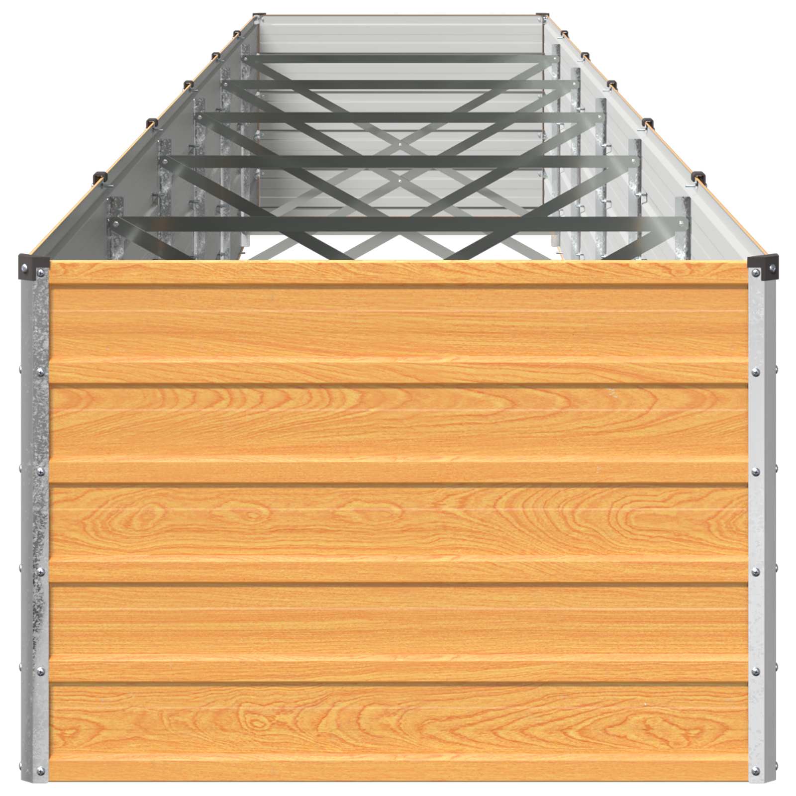 Verhoogd Tuinbed Naturel 600 x 80 x 55 cm koudgewalst staal image 3