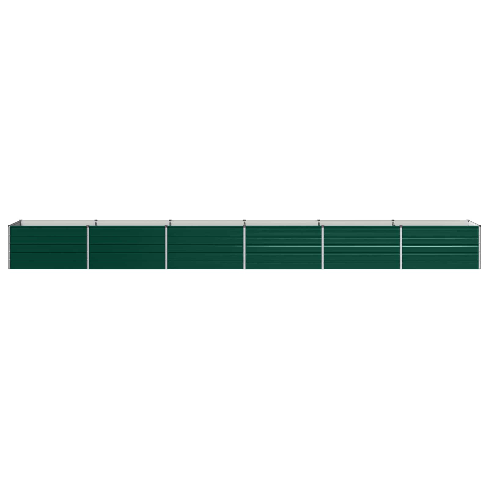 Verhoogd Tuinbed Groen 600 x 80 x 55 cm koudgewalst stalen image 2