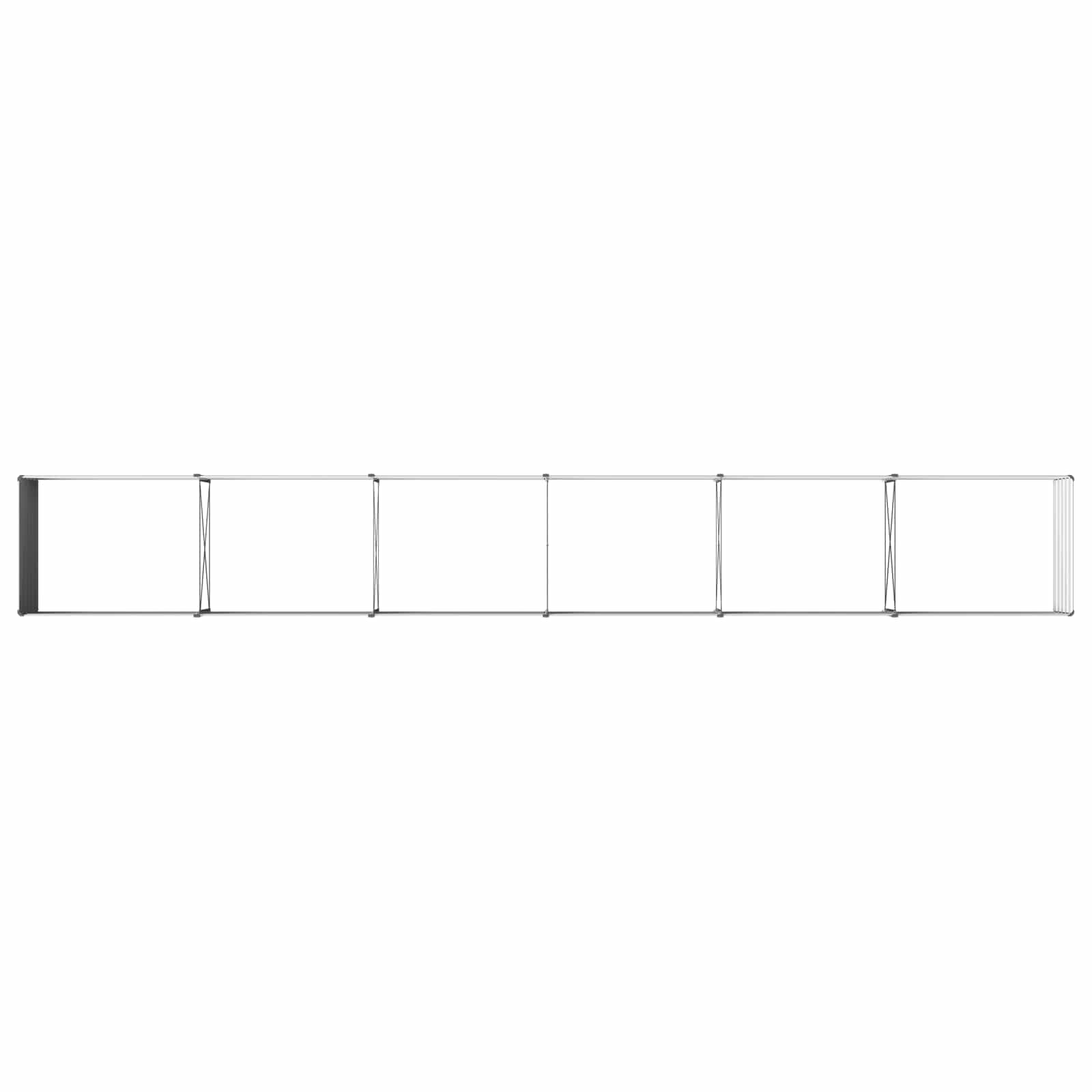 Verhoogd Tuinbed Grijs 600 x 80 x 55 cm koudgewalst staal image 4