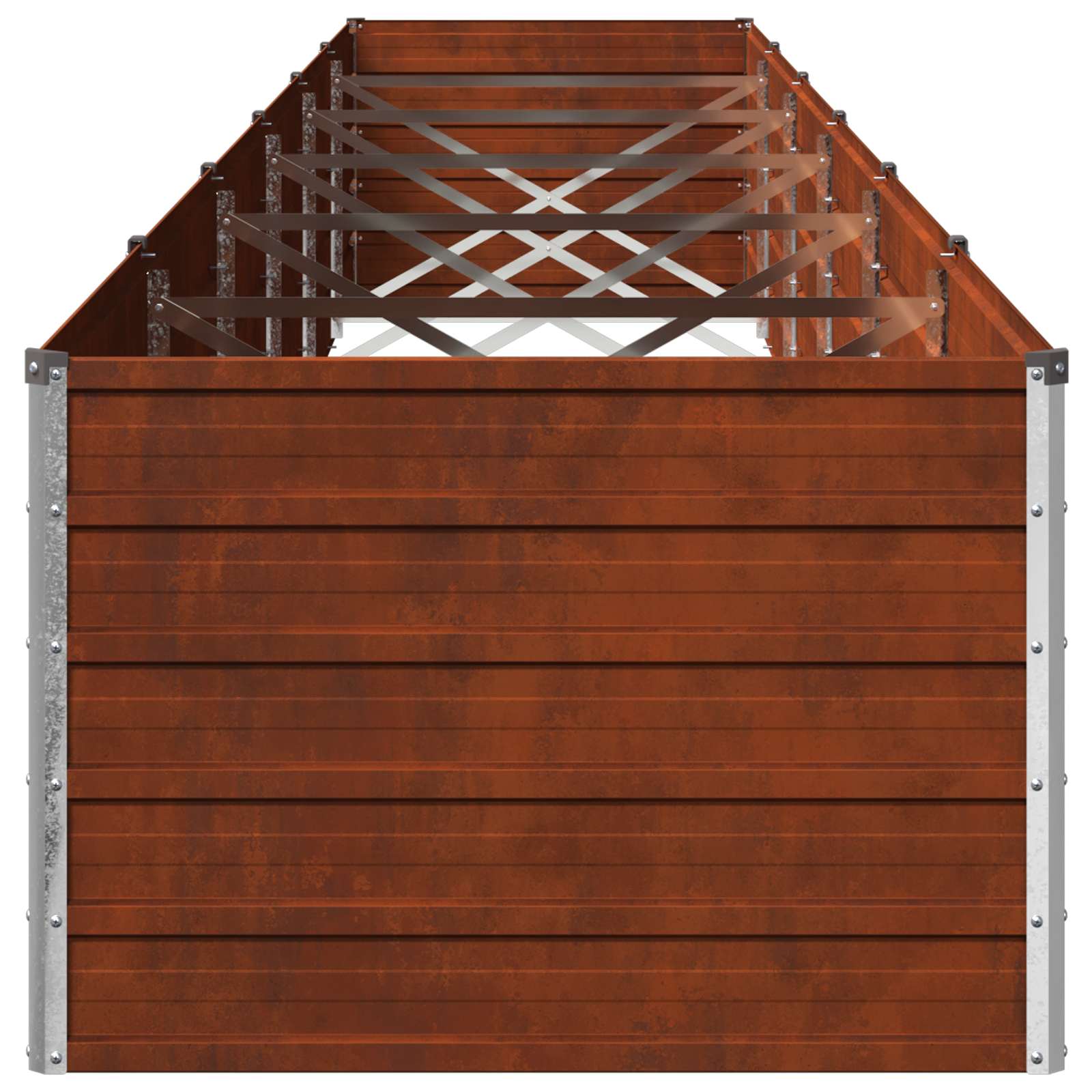 Verhoogd Tuinbed Roestig 600 x 80 x 55 cm corton image 4