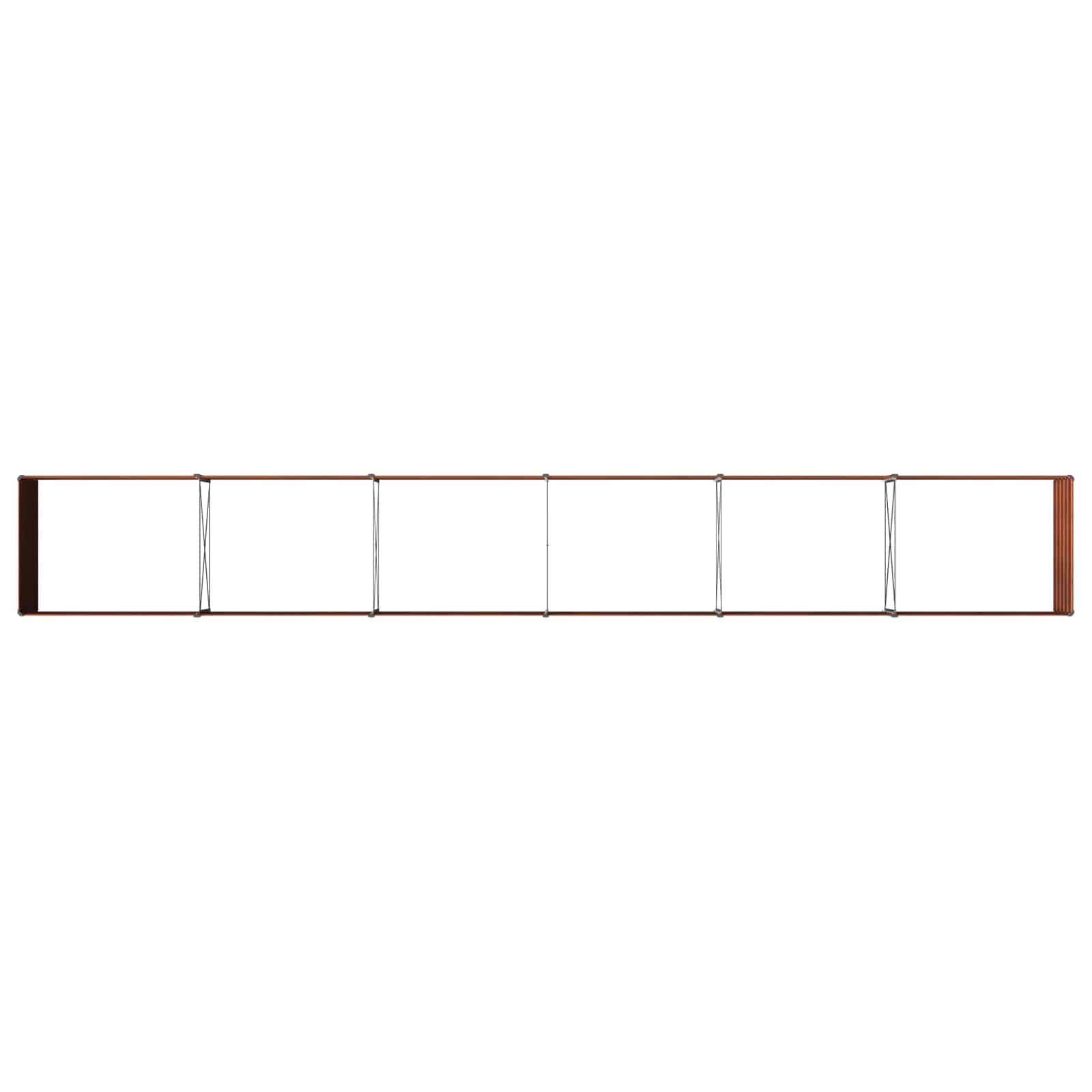 Verhoogd Tuinbed Roestig 600 x 80 x 55 cm corton image 5