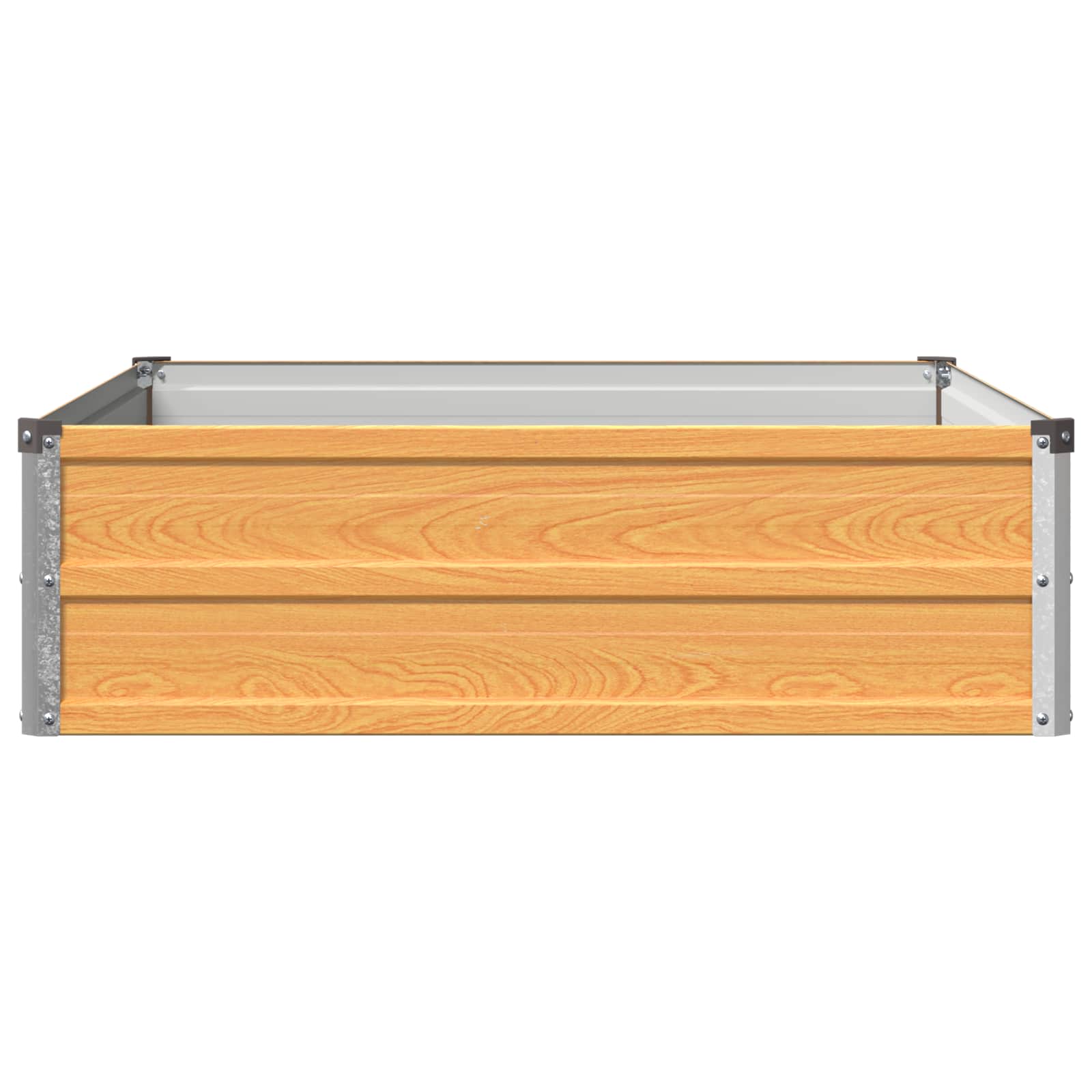 Verhoogd Tuinbed Naturel 100 x 80 x 24 cm koudgewalst staal image 4