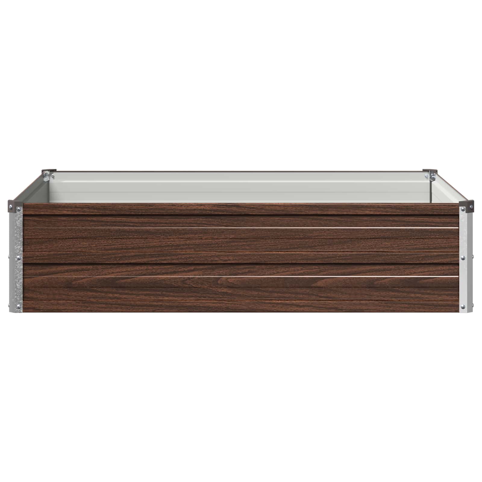 Verhoogd Tuinbed Zwart 100 x 80 x 24 cm koudgewalst staal image 3