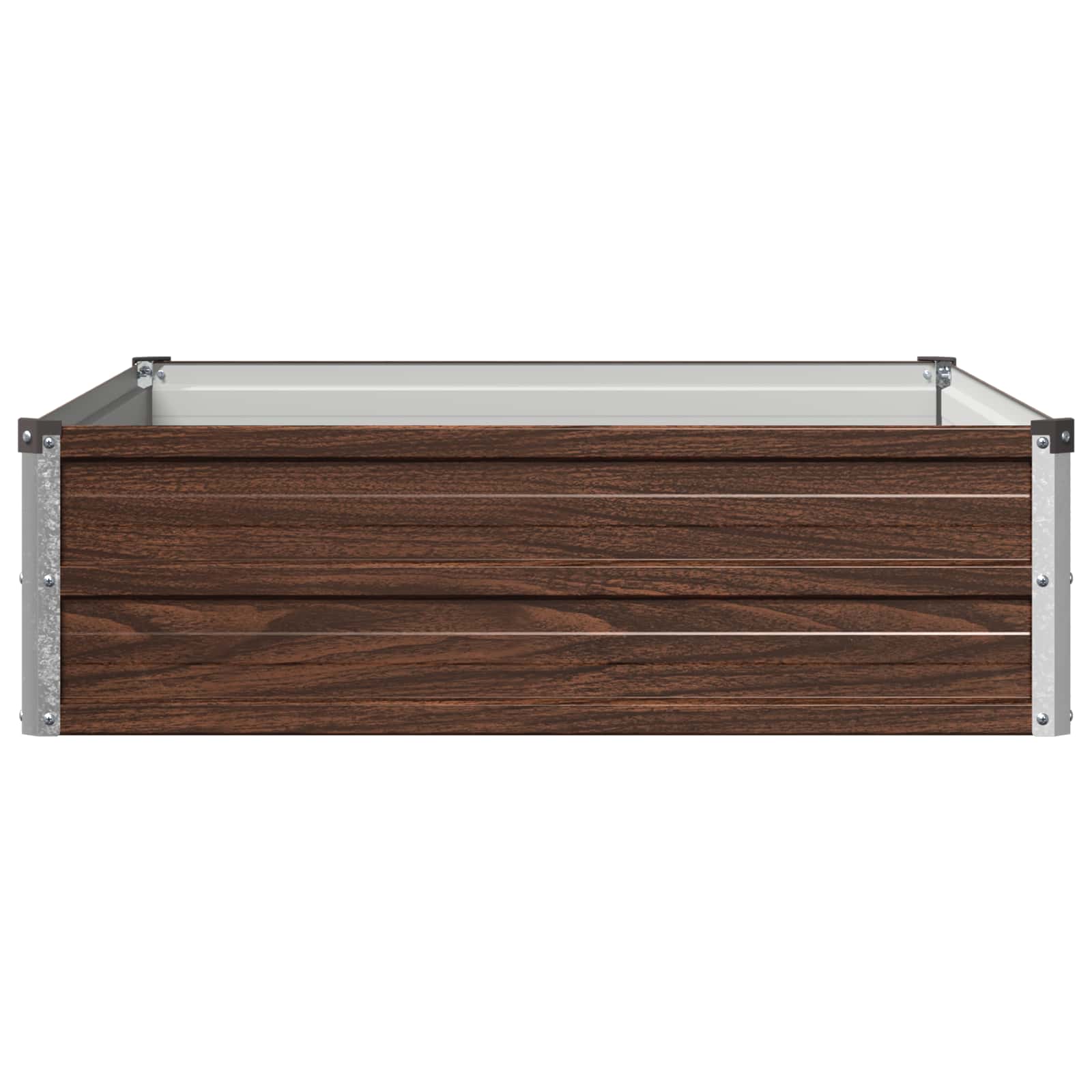Verhoogd Tuinbed Zwart 100 x 80 x 24 cm koudgewalst staal image 4