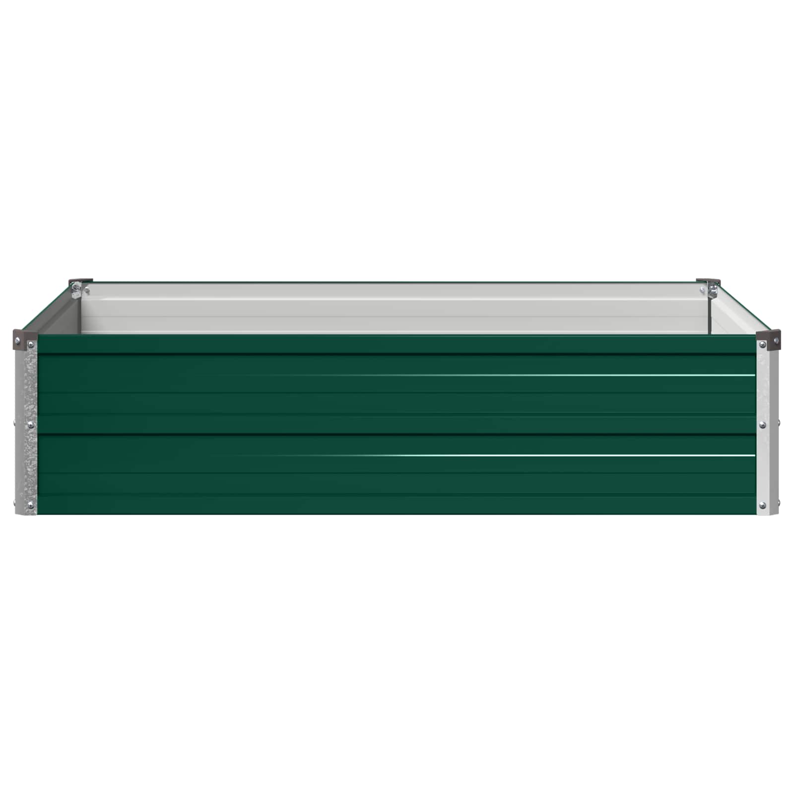 Verhoogd Tuinbed Groen 100 x 80 x 24 cm koudgewalst stalen image 3