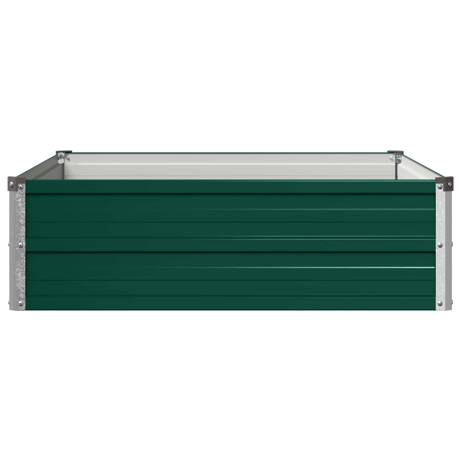Verhoogd Tuinbed Groen 100 x 80 x 24 cm koudgewalst stalen image 4