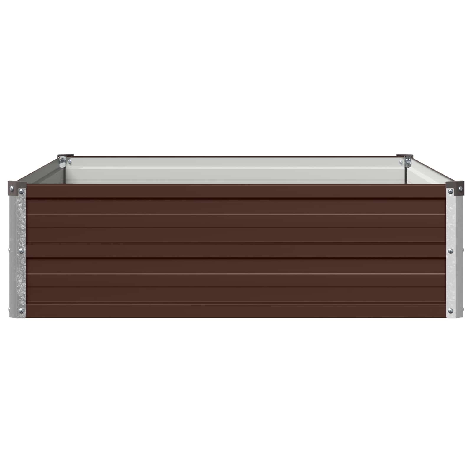 Verhoogd Tuinbed Bruin 100 x 80 x 24 cm koudgewalst staal image 4