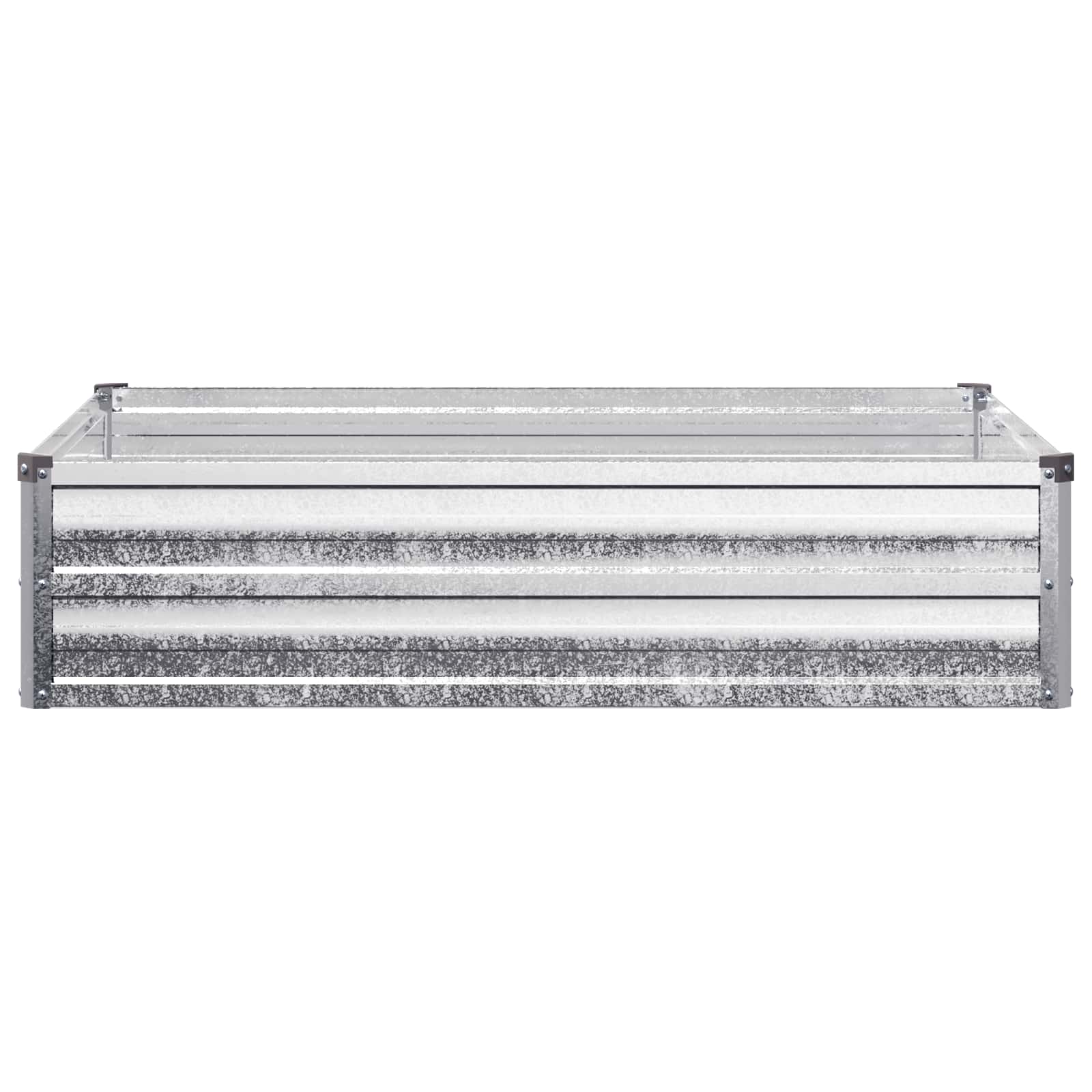 Verhoogd Tuinbed Zilverkleurig 100 x 80 x 24 cm gegalvaniseerd image 3