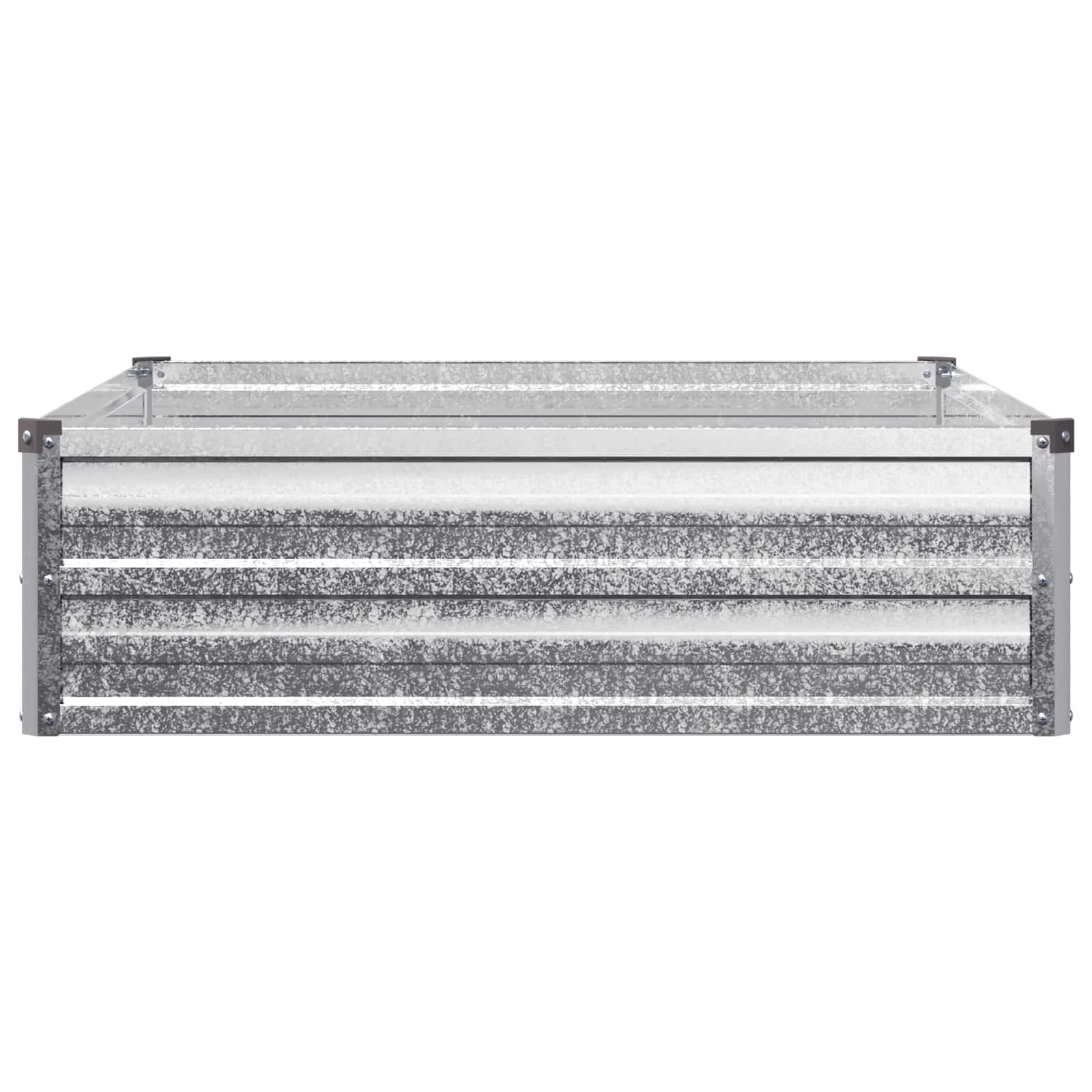 Verhoogd Tuinbed Zilverkleurig 100 x 80 x 24 cm gegalvaniseerd image 4
