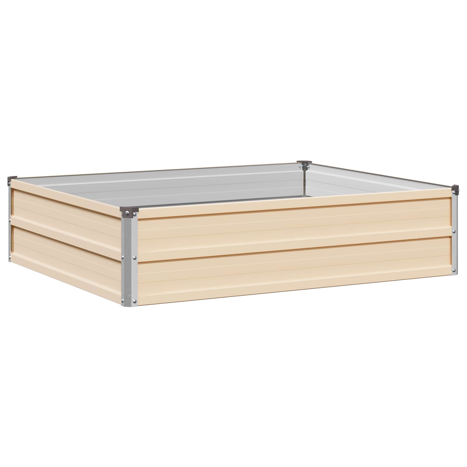 Verhoogd Tuinbed Ivoor 100 x 80 x 24 cm koudgewalst staal image 2