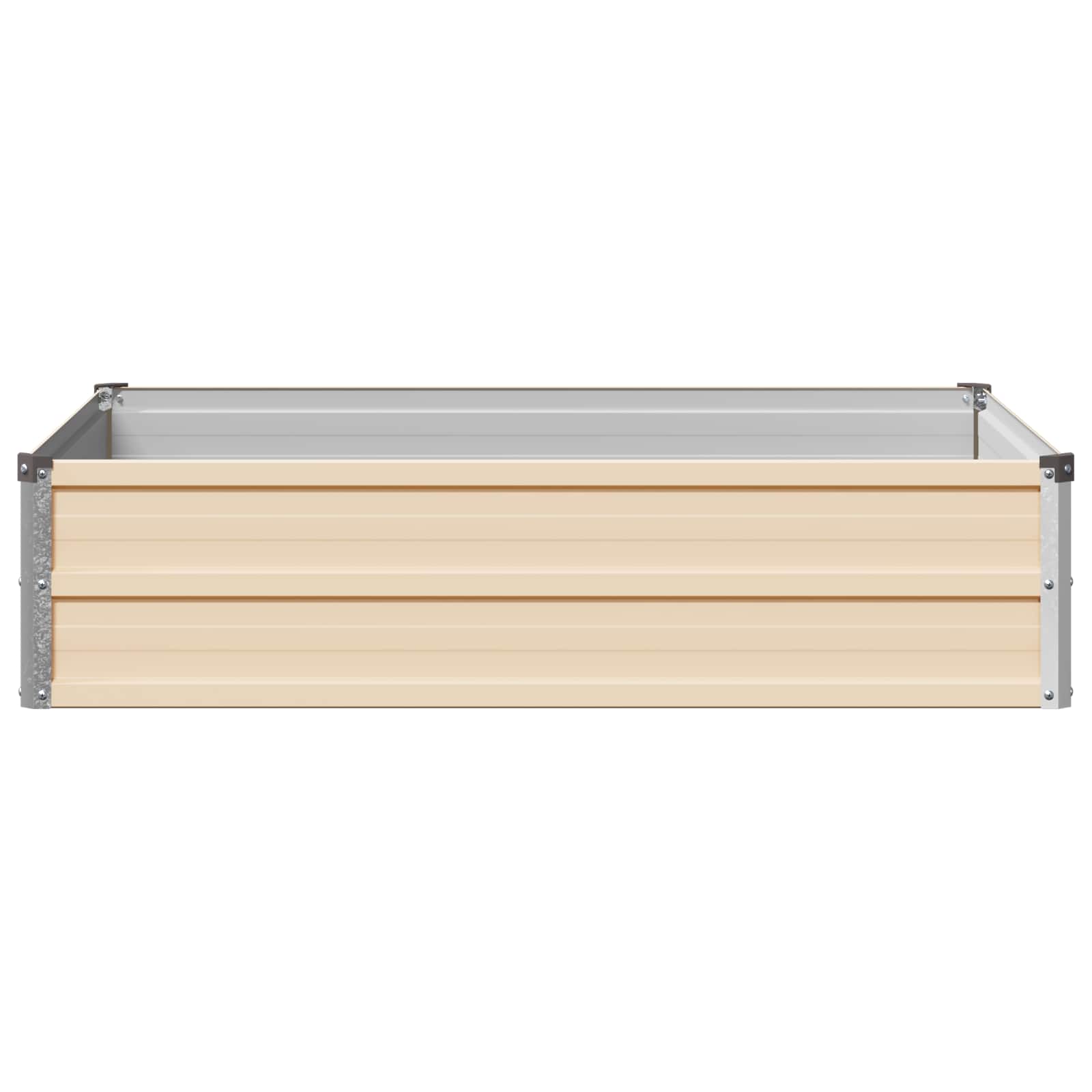 Verhoogd Tuinbed Ivoor 100 x 80 x 24 cm koudgewalst staal image 3