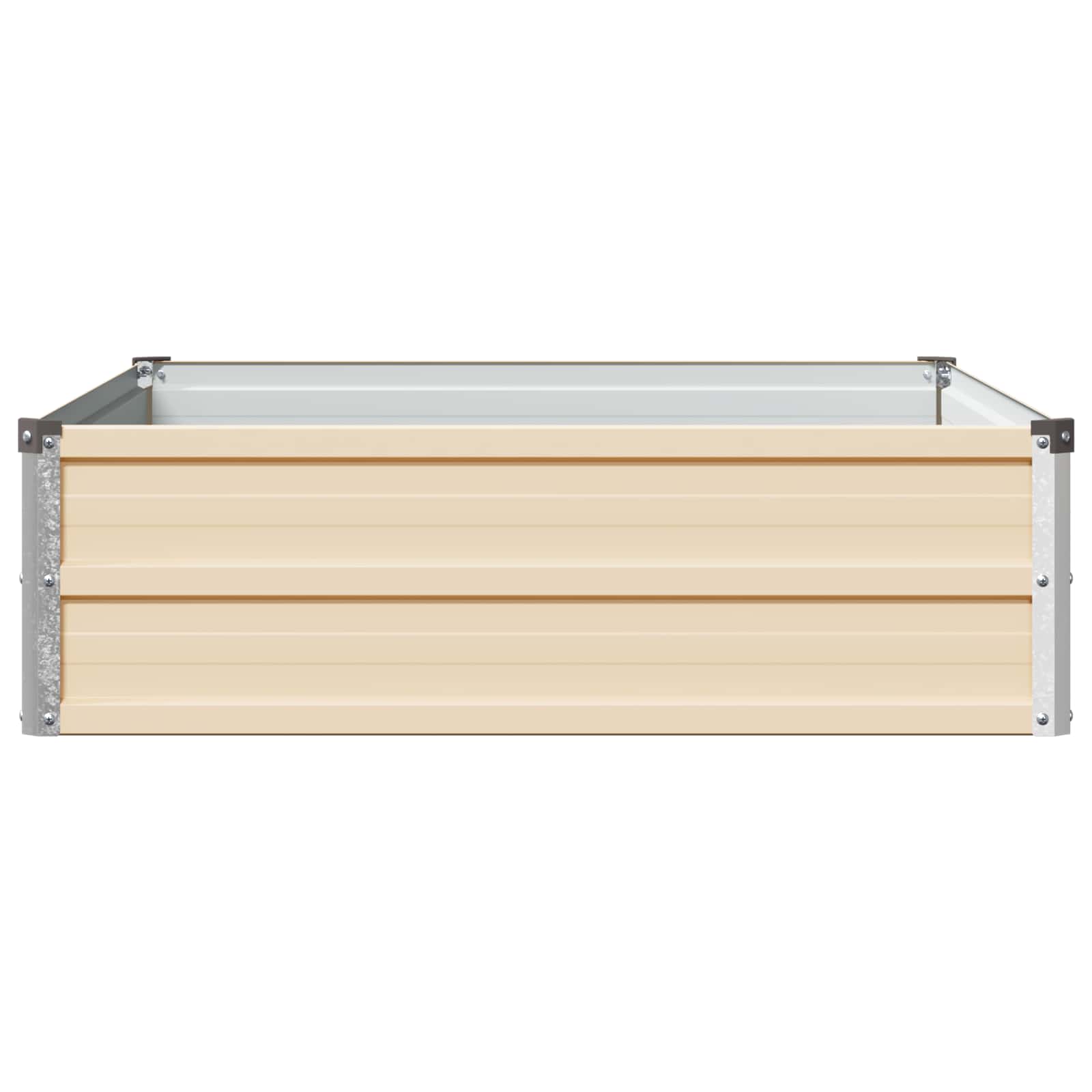 Verhoogd Tuinbed Ivoor 100 x 80 x 24 cm koudgewalst staal image 4