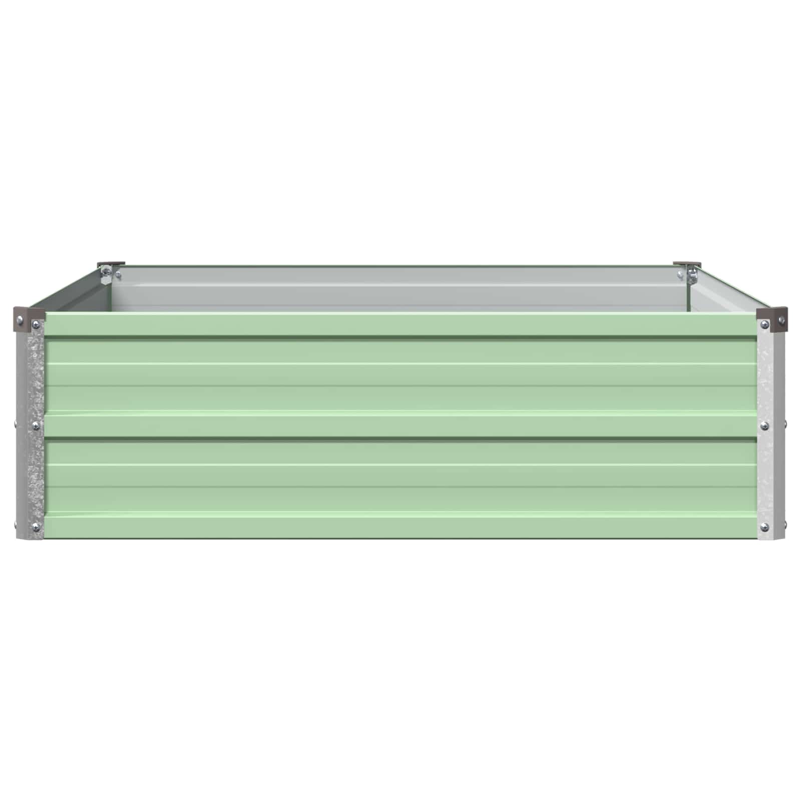 Verhoogd Tuinbed Pastelgroen 100 x 80 x 24 cm koudgewalst staal image 4
